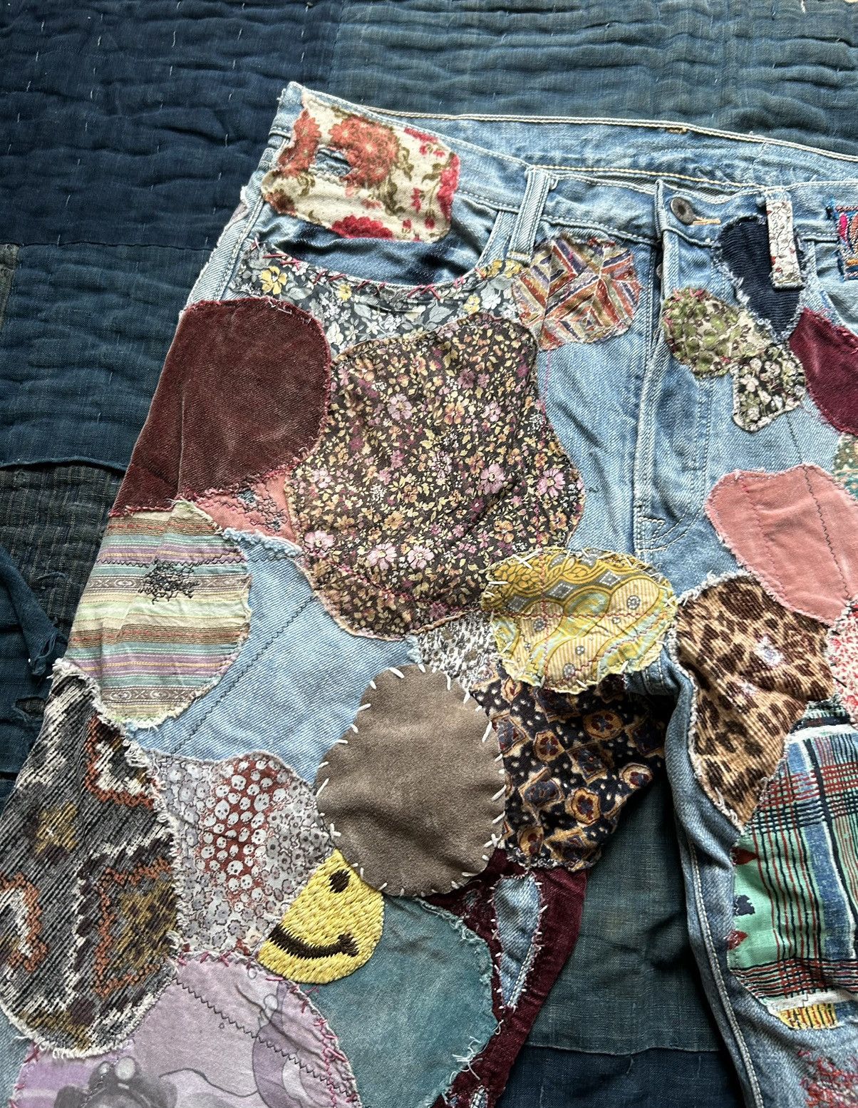 Kapital Kapital Patchwork monkey Cisco insane hippie remake kountry Size US 32 / EU 48 - 4 Thumbnail