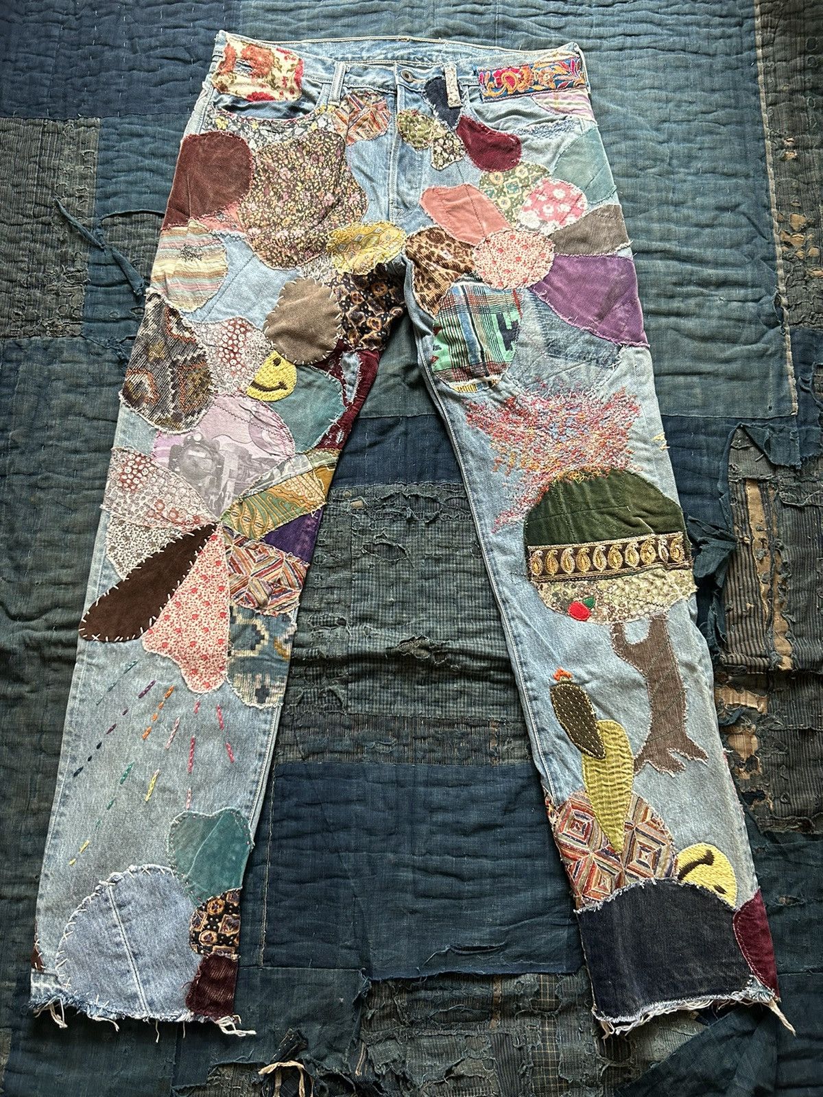 Kapital Kapital Patchwork monkey Cisco insane hippie remake kountry Size US 32 / EU 48 - 1 Thumbnail