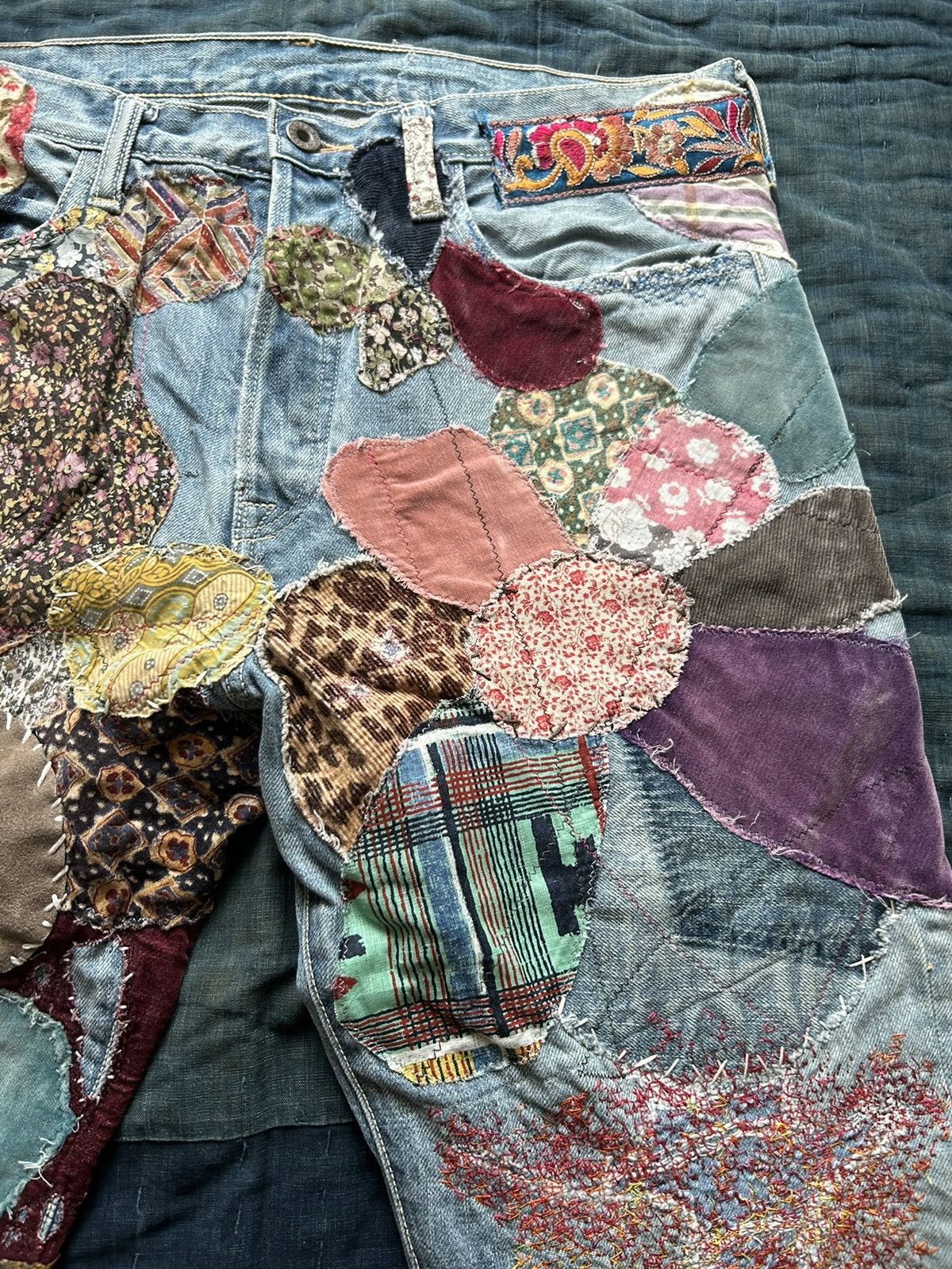 Kapital Kapital Patchwork monkey Cisco insane hippie remake kountry Size US 32 / EU 48 - 3 Thumbnail