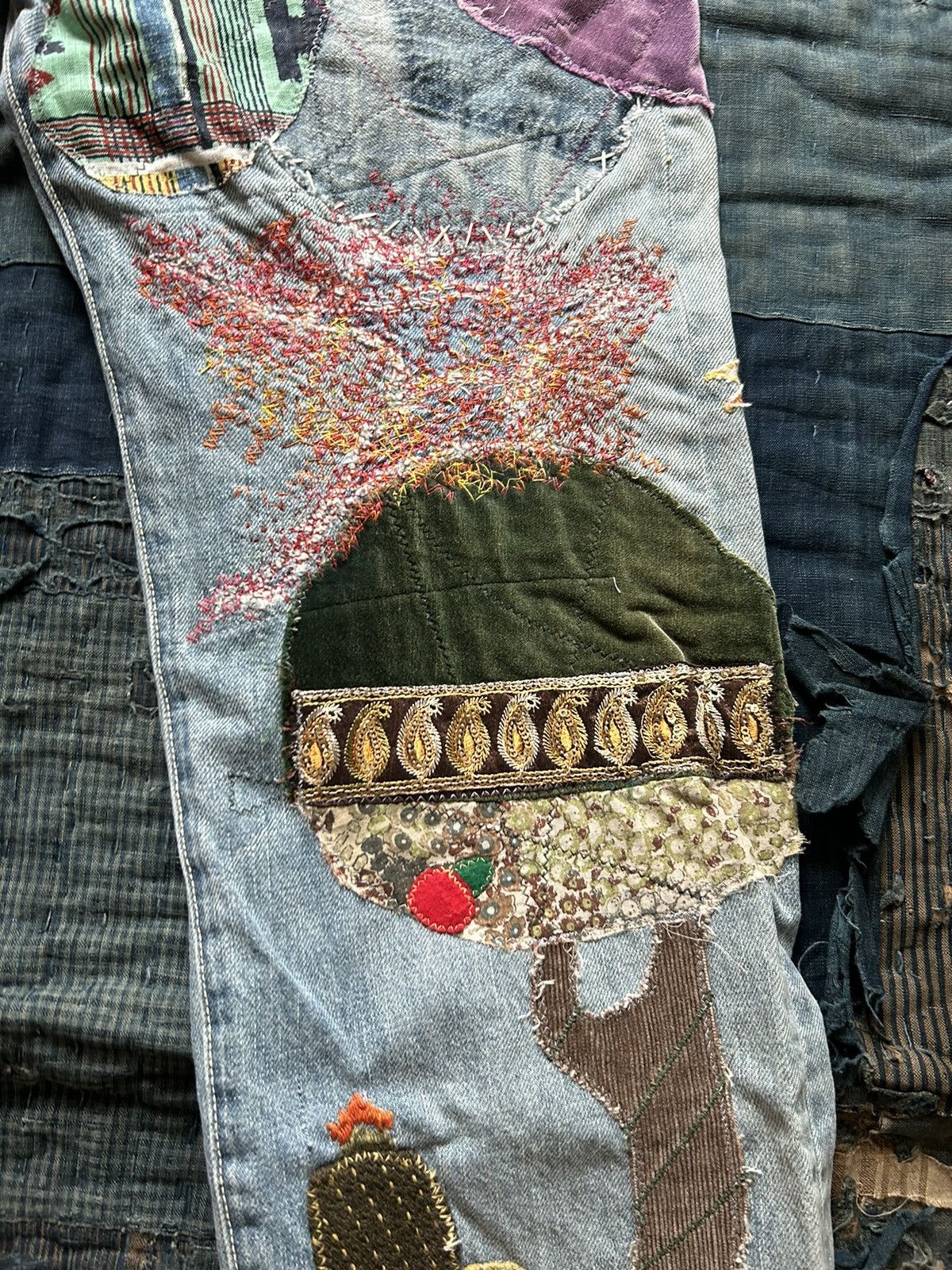 Kapital Kapital Patchwork monkey Cisco insane hippie remake kountry Size US 32 / EU 48 - 6 Thumbnail