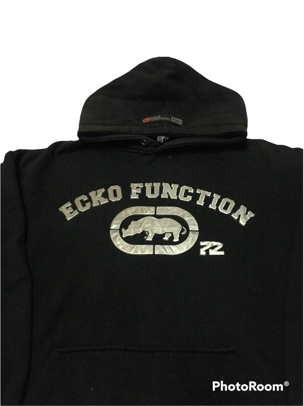 Ecko Unltd. Black Faded Eco Function Hoodie Size US XL / EU 56 / 4 - 3 Thumbnail