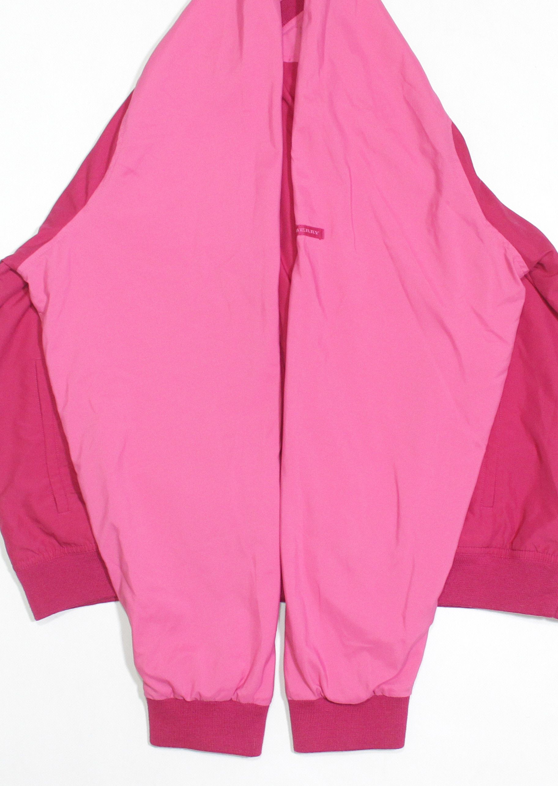 Burberry Golf Logo Pink Polyester Pockets Sweatshirt Vintage Size US L / EU 52-54 / 3 - 6 Thumbnail