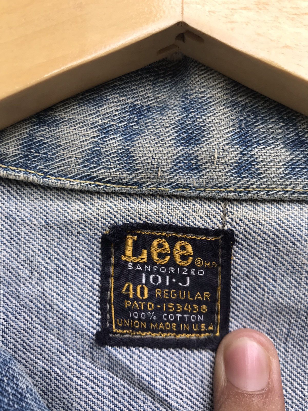 Lee Vintage 60s Lee Riders Made in USA Trucker Denim Jacket Size US S / EU 44-46 / 1 - 21 Thumbnail