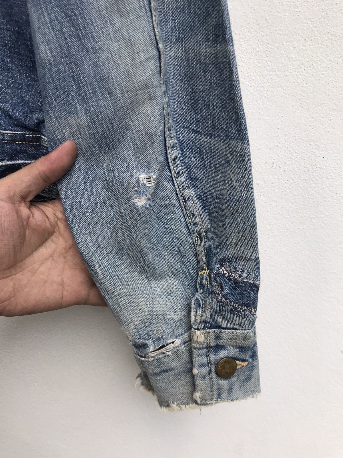 Lee Vintage 60s Lee Riders Made in USA Trucker Denim Jacket Size US S / EU 44-46 / 1 - 16 Thumbnail