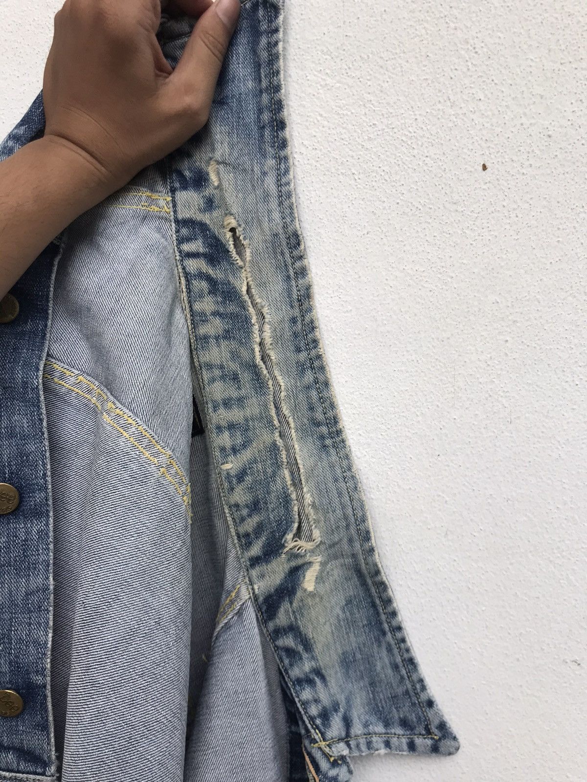 Lee Vintage 60s Lee Riders Made in USA Trucker Denim Jacket Size US S / EU 44-46 / 1 - 25 Thumbnail
