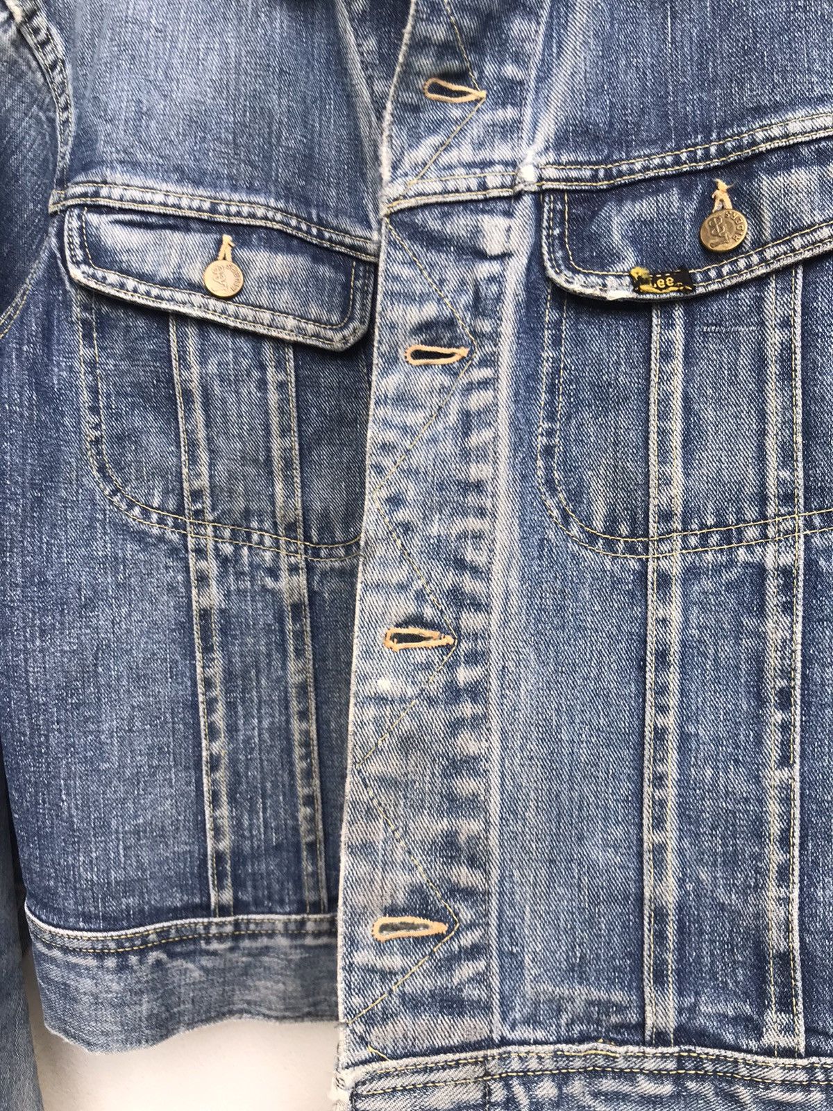 Lee Vintage 60s Lee Riders Made in USA Trucker Denim Jacket Size US S / EU 44-46 / 1 - 20 Thumbnail