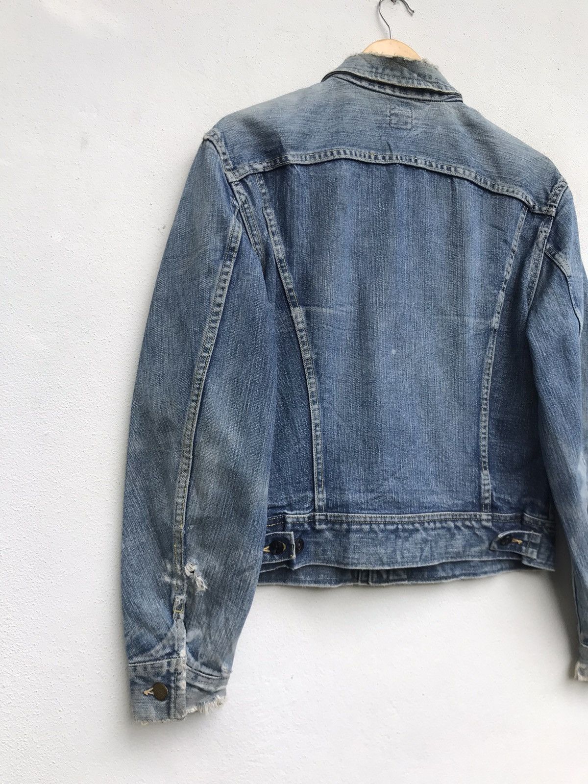 Lee Vintage 60s Lee Riders Made in USA Trucker Denim Jacket Size US S / EU 44-46 / 1 - 18 Thumbnail