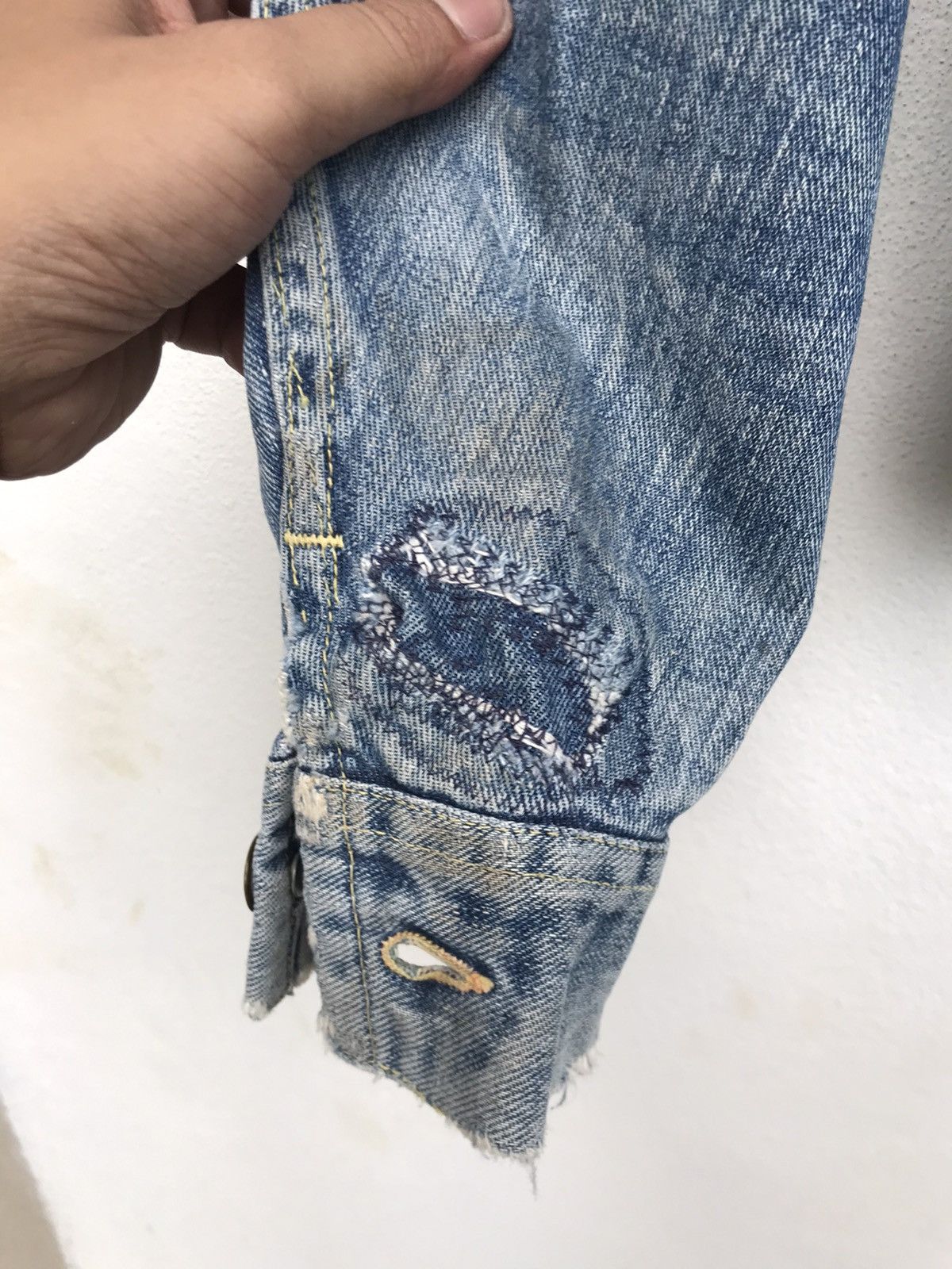 Lee Vintage 60s Lee Riders Made in USA Trucker Denim Jacket Size US S / EU 44-46 / 1 - 9 Thumbnail