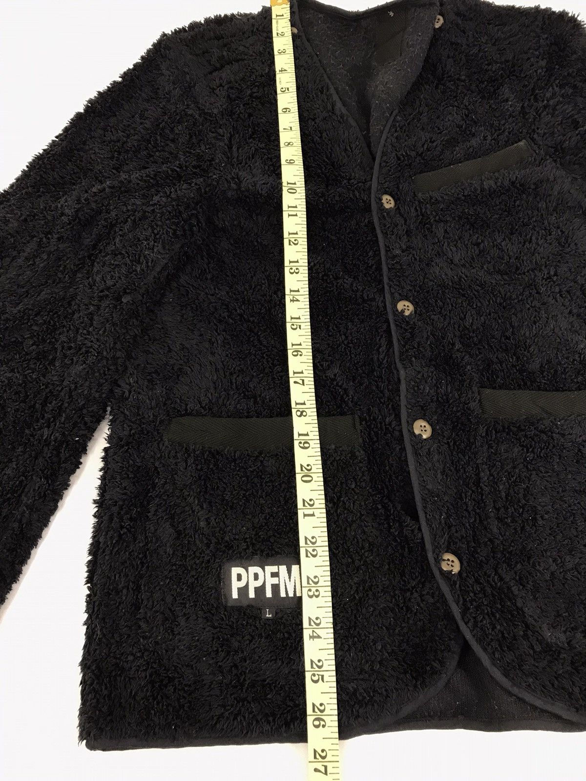 Designer PPFM Sherpa Button Jacket Fluffy Fleece Size US S / EU 44-46 / 1 - 10 Thumbnail