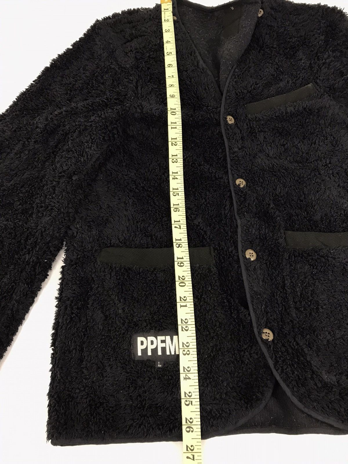 Designer × Japanese Brand × PPFM PPFM Sherpa Button Jacket Fluffy Fleece Size US S / EU 44-46 / 1 - 10 Thumbnail