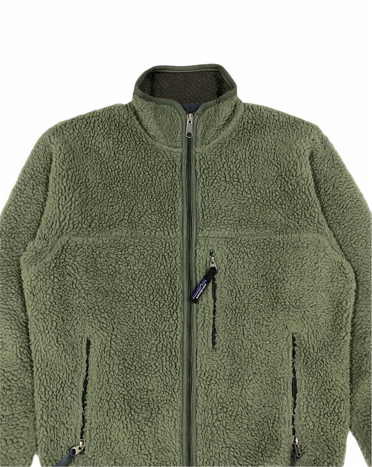 Patagonia Vtg🔥 Patagonia FA98 RetroX Deep Pile Eucalyptus Green Size US XS / EU 42 / 0 - 4 Thumbnail