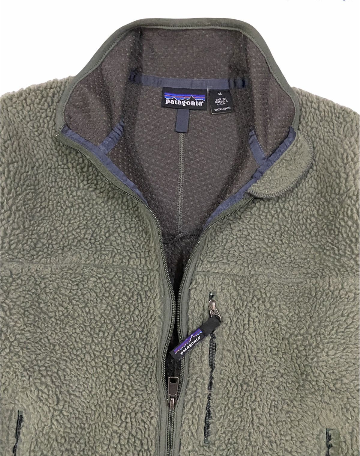 Patagonia Vtg🔥 Patagonia FA98 RetroX Deep Pile Eucalyptus Green Size US XS / EU 42 / 0 - 12 Thumbnail