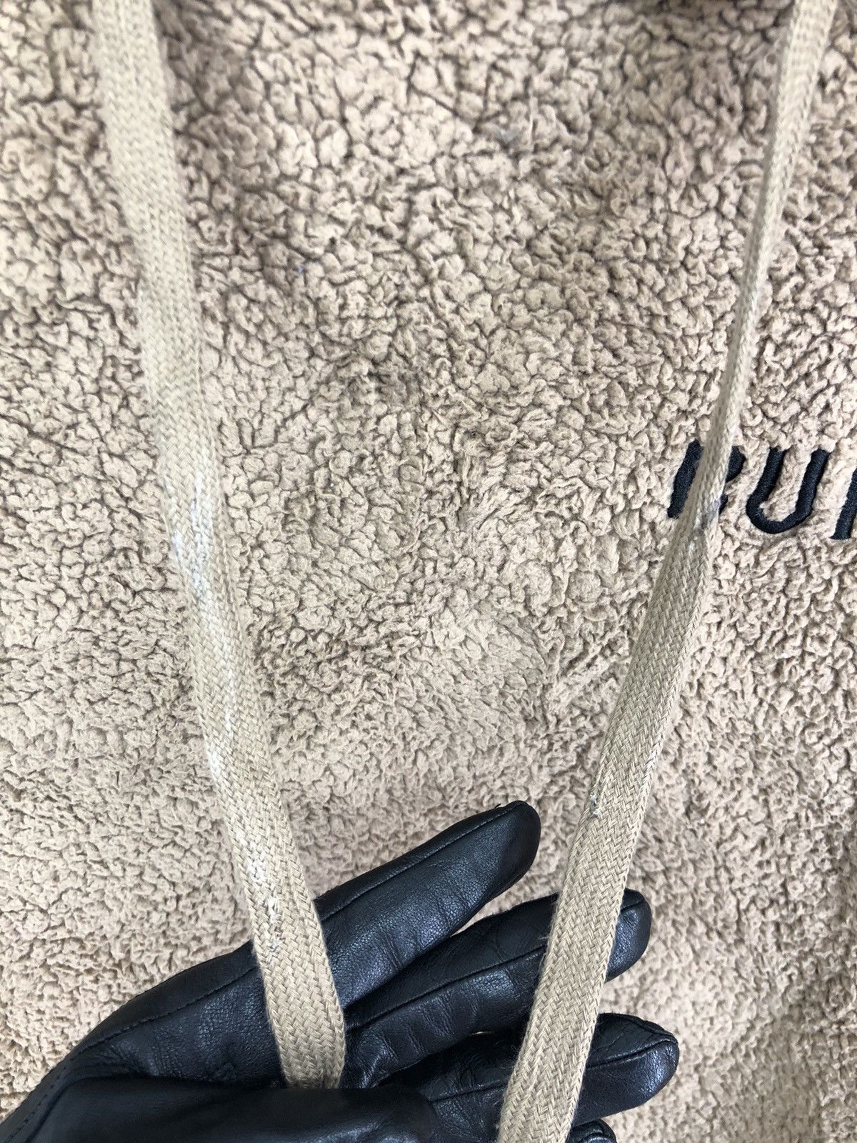 Japanese Brand Leahmatin Burst Embroidery Spellout Fleece Hoodie Size US M / EU 48-50 / 2 - 12 Thumbnail