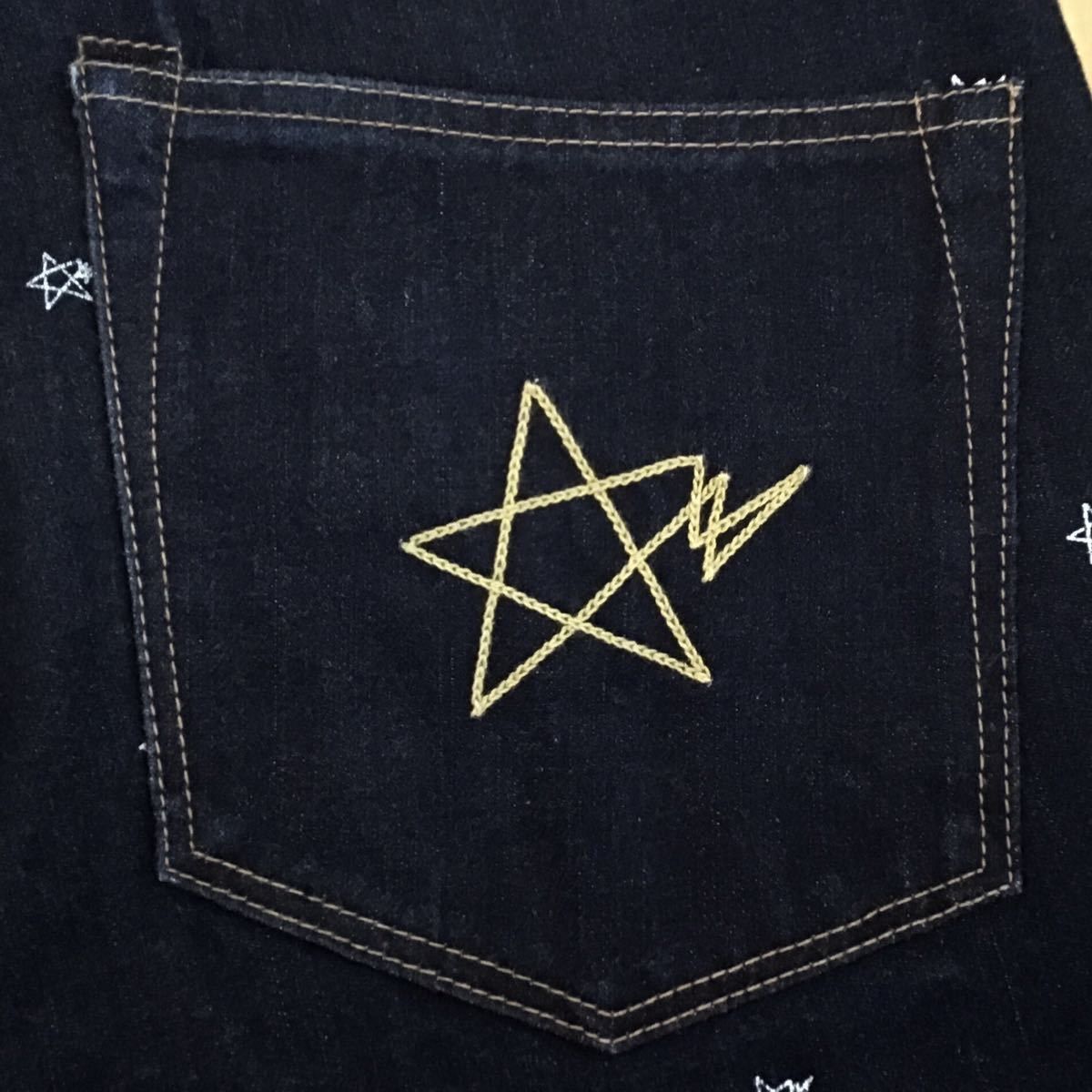 Bape BAPE STAR embroidery denim shorts BAPE STA ape ★size L Size US 34 / EU 50 - 4 Thumbnail