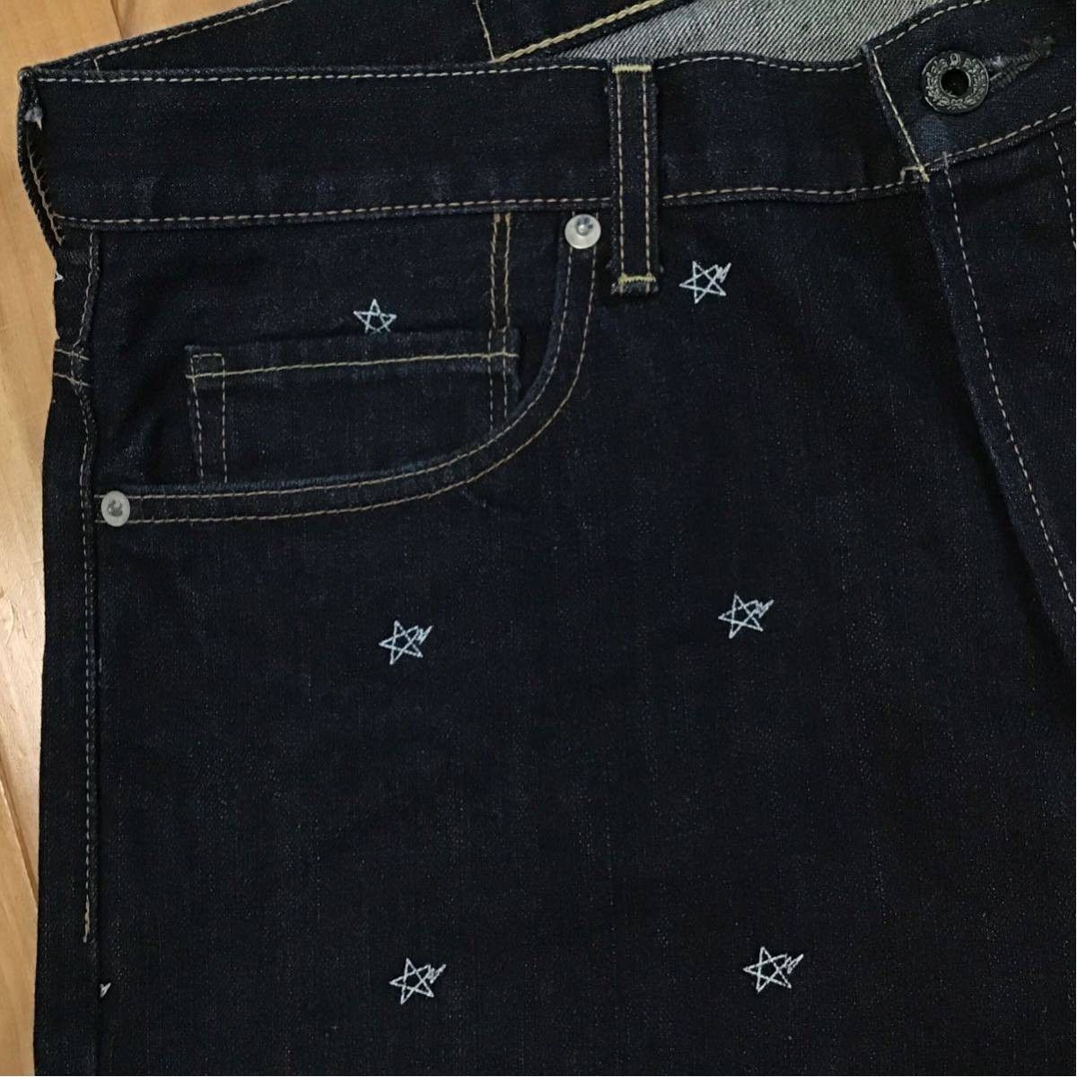 Bape BAPE STAR embroidery denim shorts BAPE STA ape ★size L Size US 34 / EU 50 - 6 Thumbnail