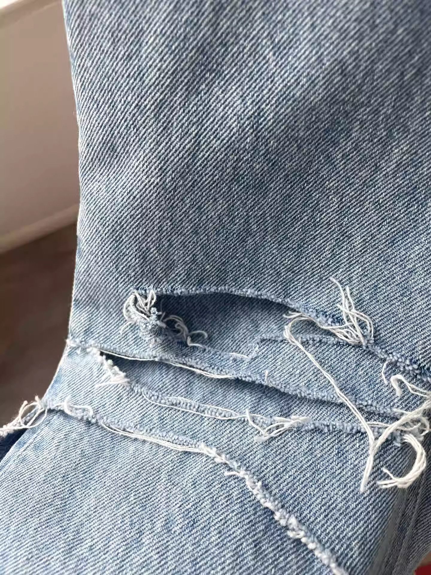 Raf Simons raf simons double layer destroyed jeans Size US 30 / EU 46 - 3 Thumbnail