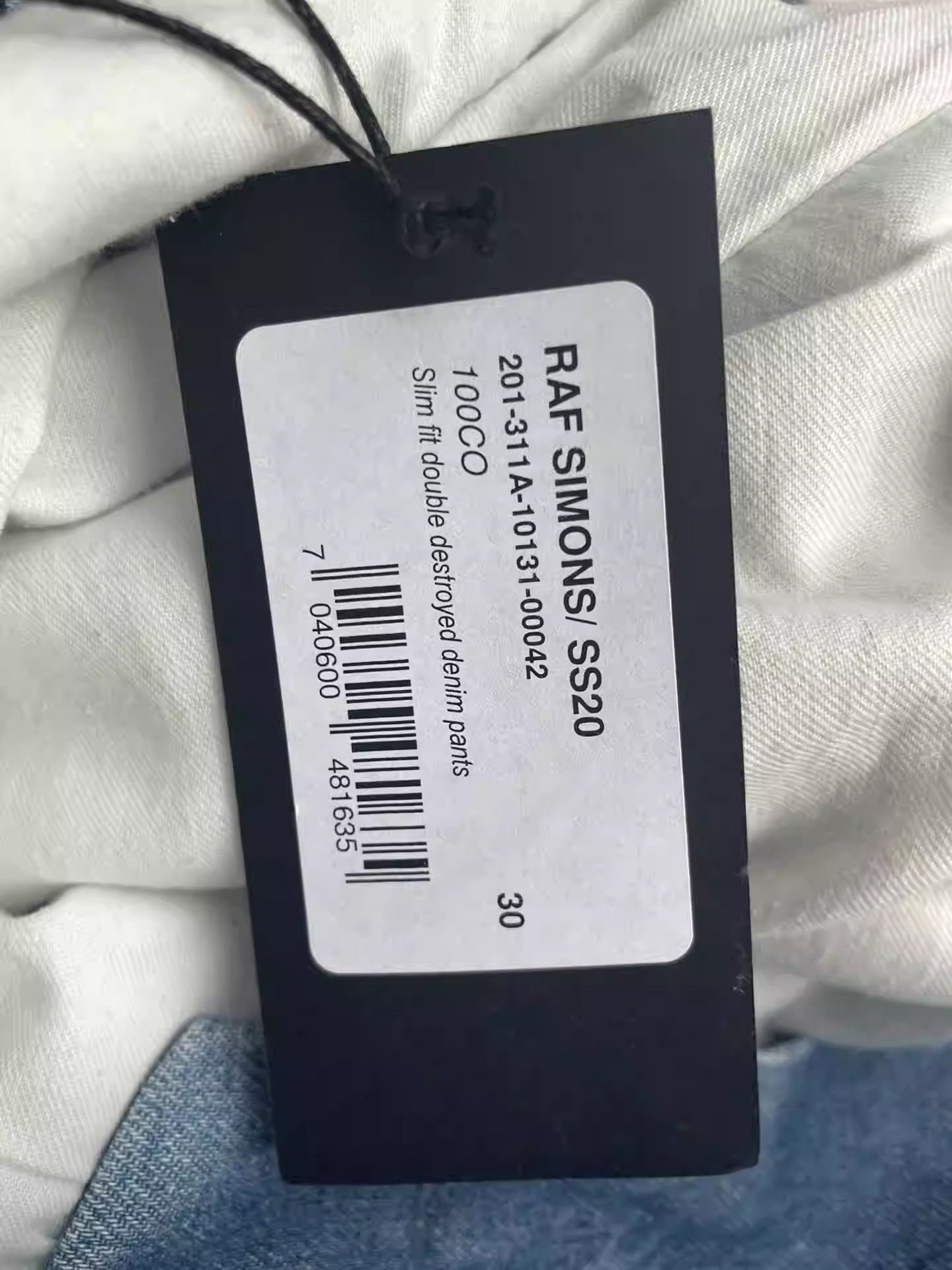 Raf Simons raf simons double layer destroyed jeans Size US 30 / EU 46 - 7 Thumbnail