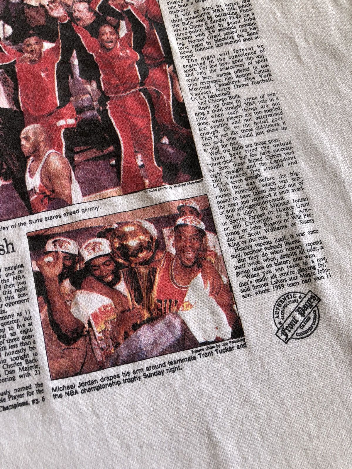 NBA Vintage 1993 Chicago Bulls T-shirt Size US M / EU 48-50 / 2 - 18 Thumbnail