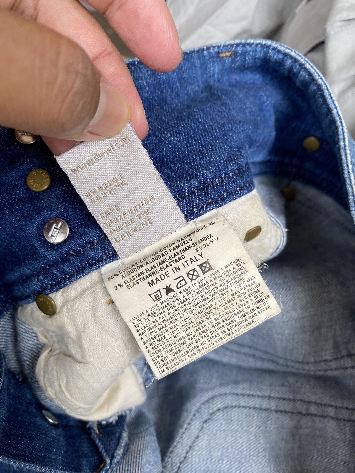 Diesel vintage diesel blue jeans Size 26" / US 2 / IT 38 - 14 Thumbnail