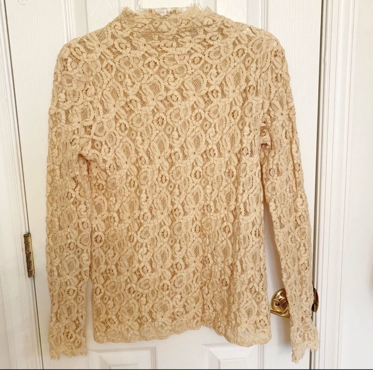 Helmut Lang RARE GRAIL Helmut Lang crochet lace shirt Size US S / EU 44-46 / 1 - 2 Thumbnail