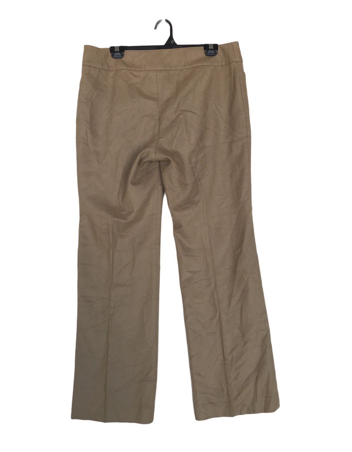 Sonia Rykiel Sonia Rykiel Wool Pants Baggy Beige Tan size 34 Size 34" / US 12 / IT 48 - 2 Thumbnail
