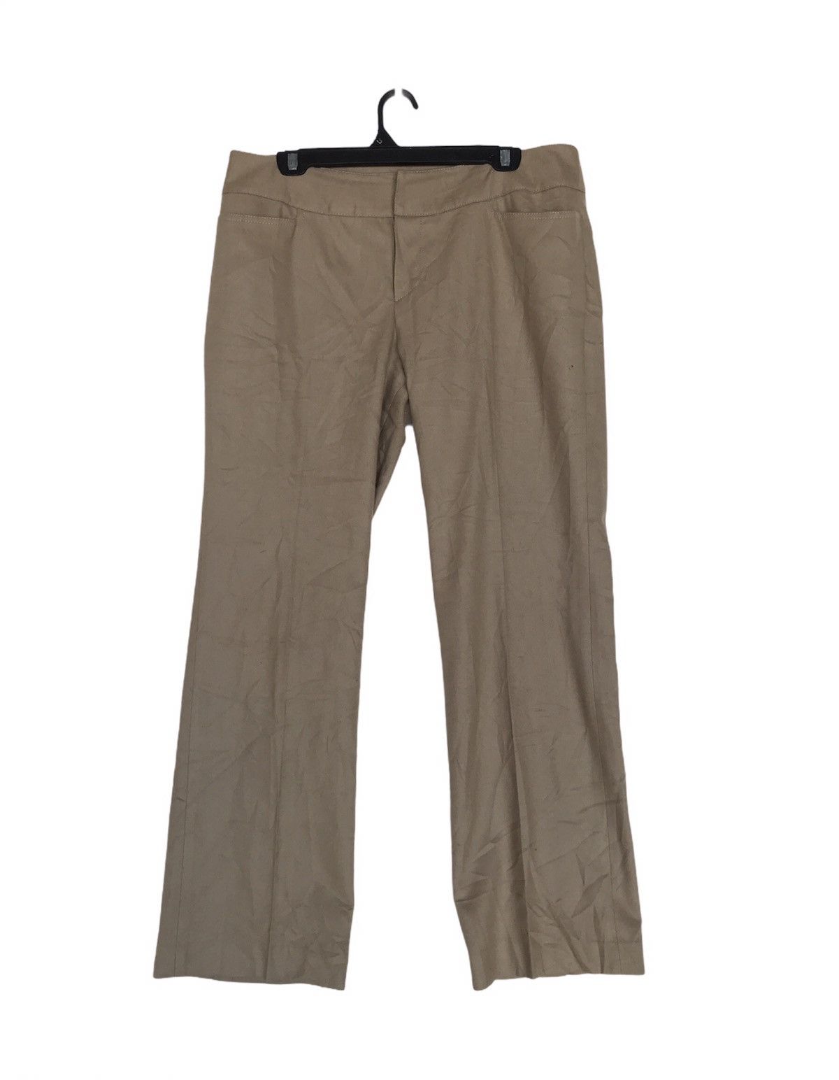 Sonia Rykiel Sonia Rykiel Wool Pants Baggy Beige Tan size 34 Size 34" / US 12 / IT 48 - 1 Thumbnail