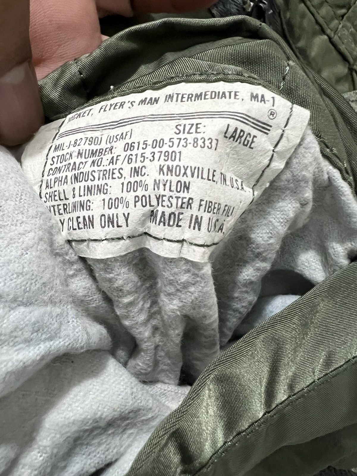 Alpha Industries Ma-1 Alpha Industrial Bomber Jacket Size US L / EU 52-54 / 3 - 7 Thumbnail