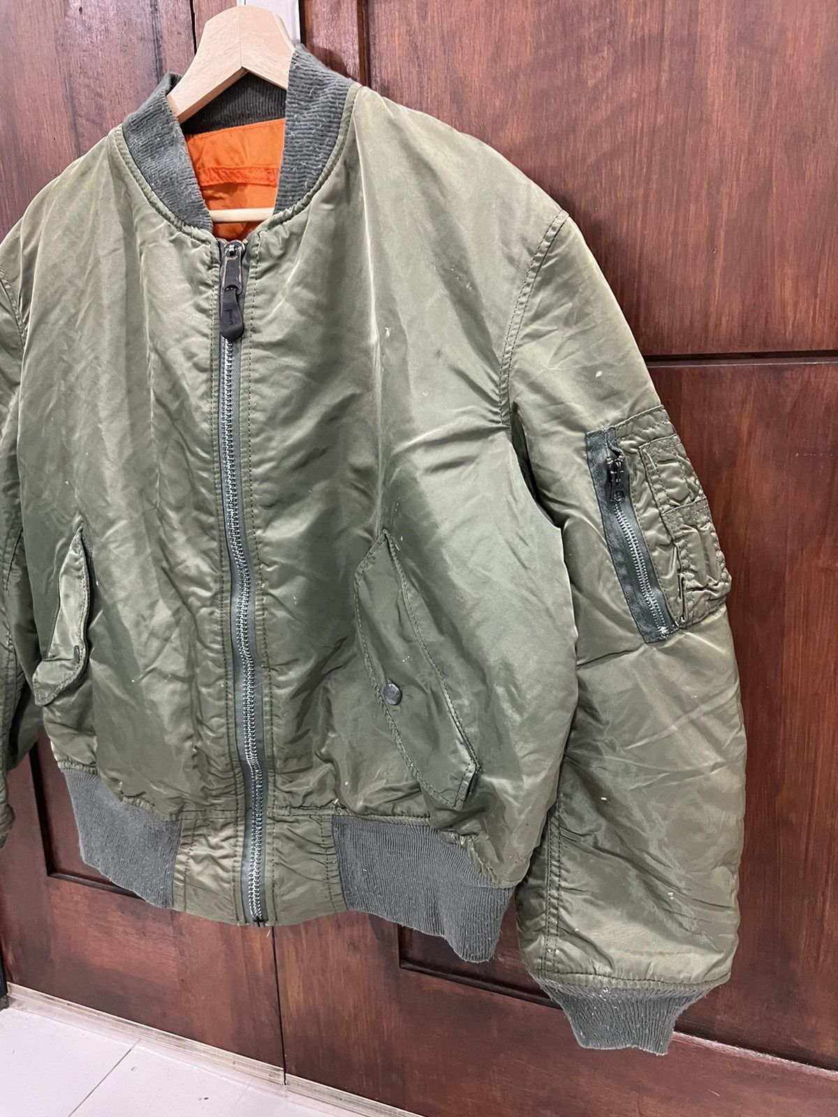 Alpha Industries Ma-1 Alpha Industrial Bomber Jacket Size US L / EU 52-54 / 3 - 3 Thumbnail