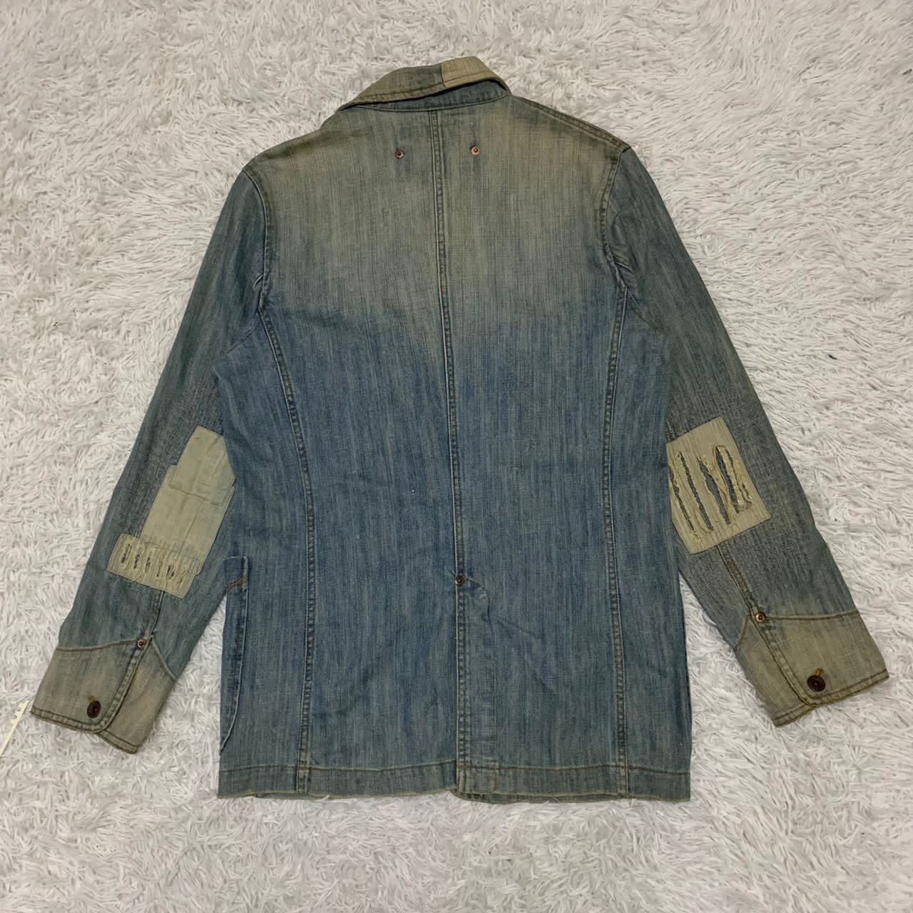 Japanese Brand Vtg Heritage Stone Patch Denim Jacket Size US M / EU 48-50 / 2 - 3 Thumbnail