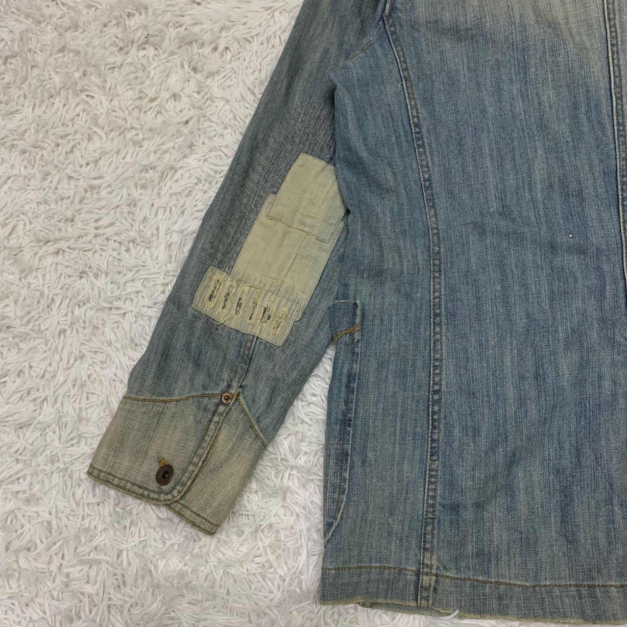 Japanese Brand Vtg Heritage Stone Patch Denim Jacket Size US M / EU 48-50 / 2 - 5 Thumbnail