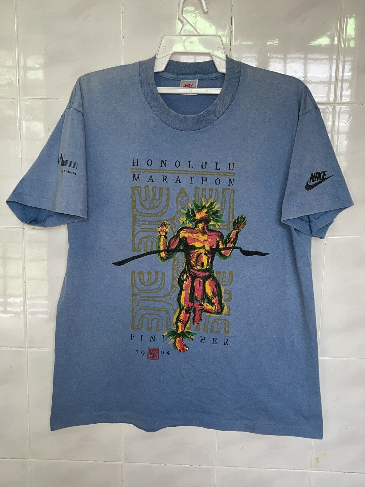 Nike Vintage 90s Nike Honolulu Marathon Very Rare🔥🔥🔥 Size US L / EU 52-54 / 3 - 1 Thumbnail