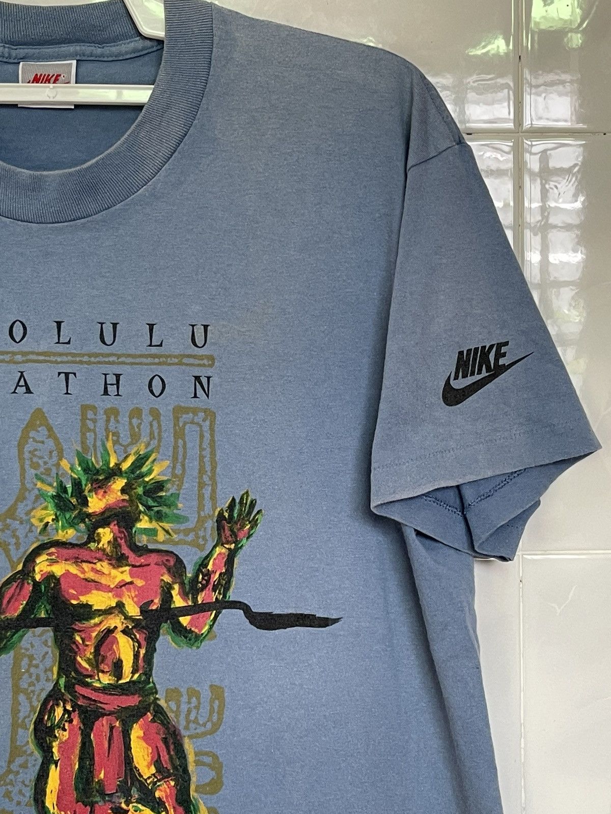 Nike Vintage 90s Nike Honolulu Marathon Very Rare🔥🔥🔥 Size US L / EU 52-54 / 3 - 6 Thumbnail