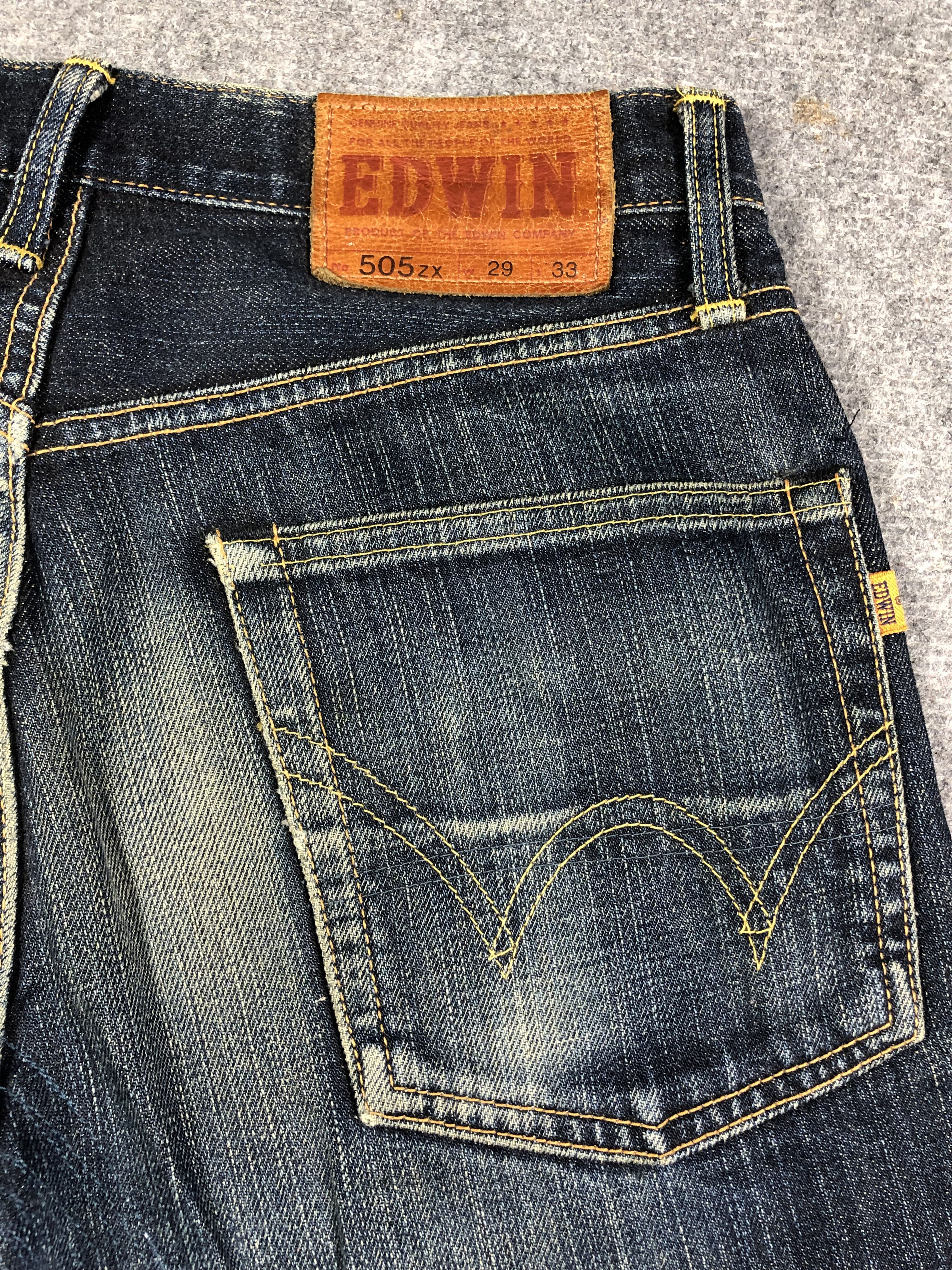 Edwin Edwin 505zx Selvedge Jeans 31x28 Size US 31 - 9 Thumbnail