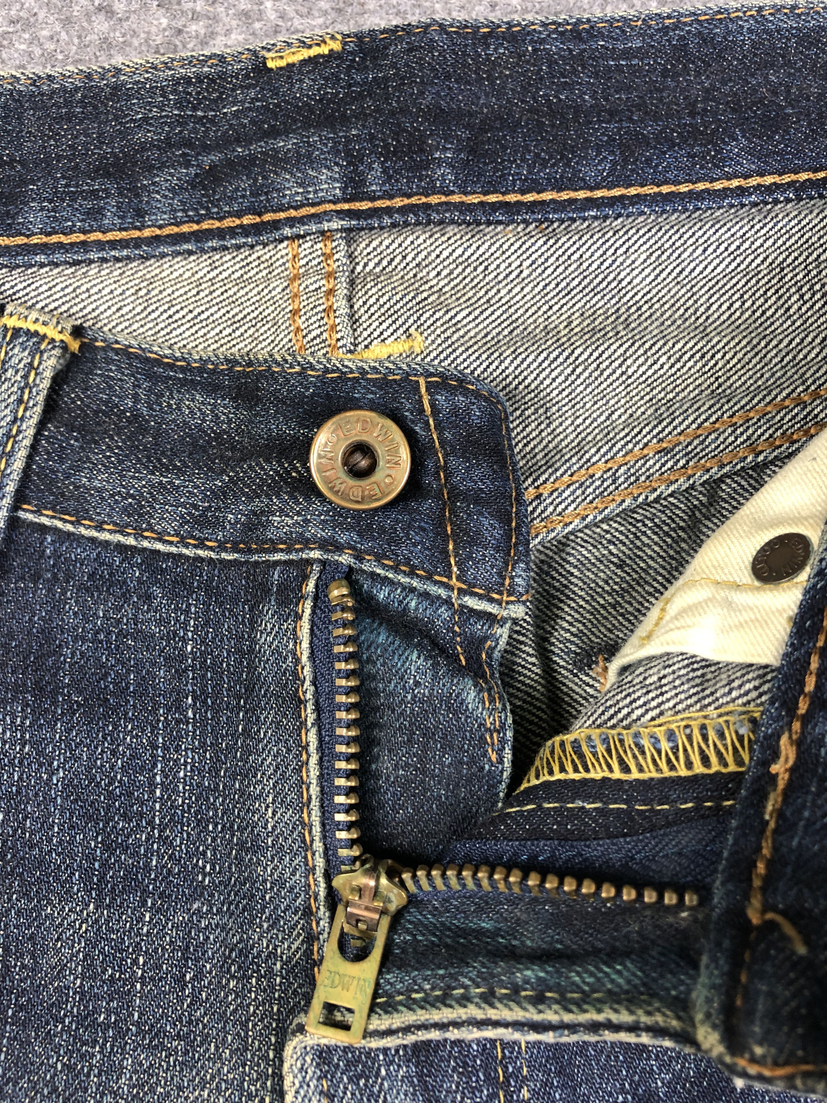 Edwin Edwin 505zx Selvedge Jeans 31x28 Size US 31 - 3 Thumbnail