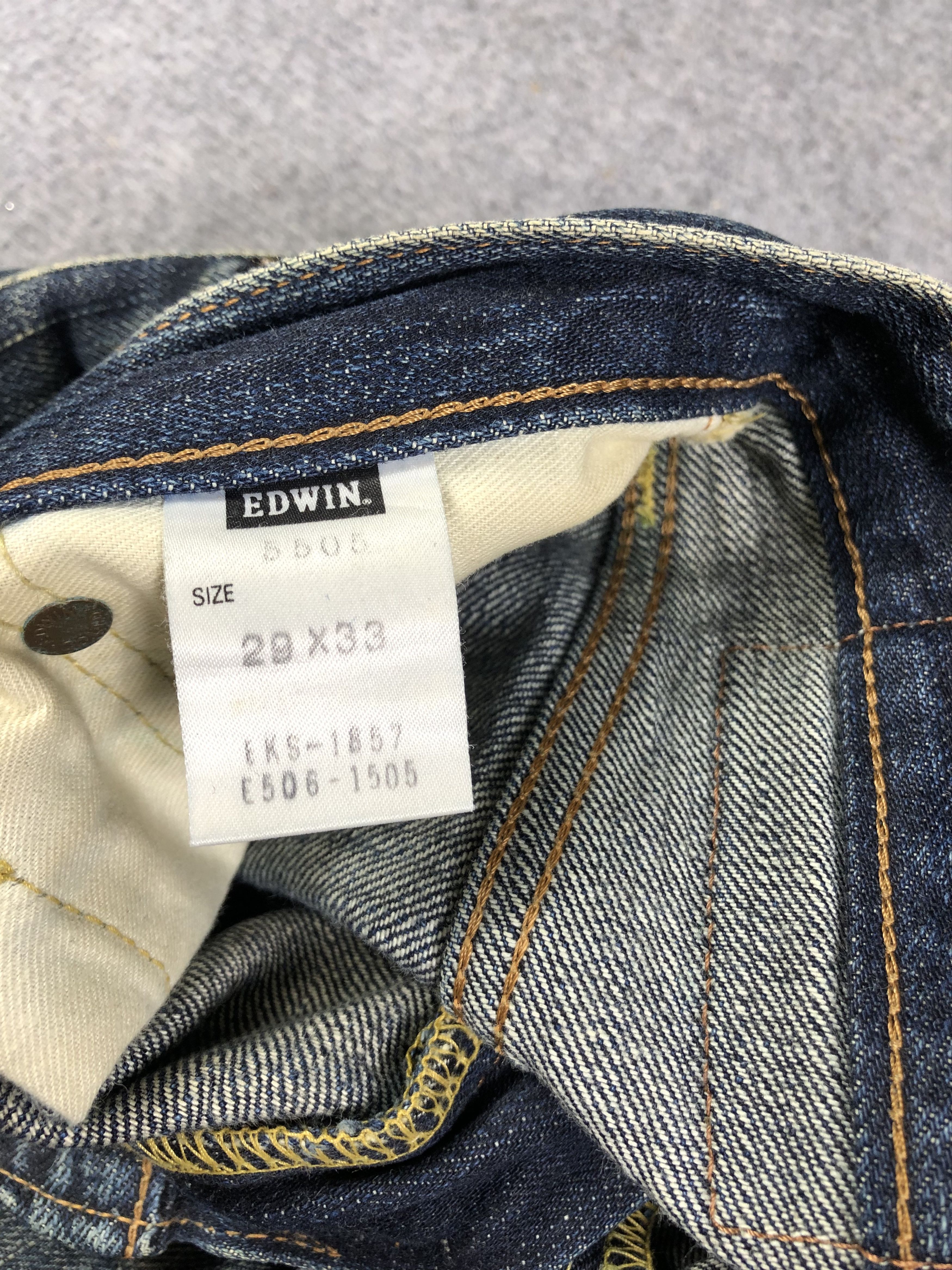 Edwin Edwin 505zx Selvedge Jeans 31x28 Size US 31 - 4 Thumbnail