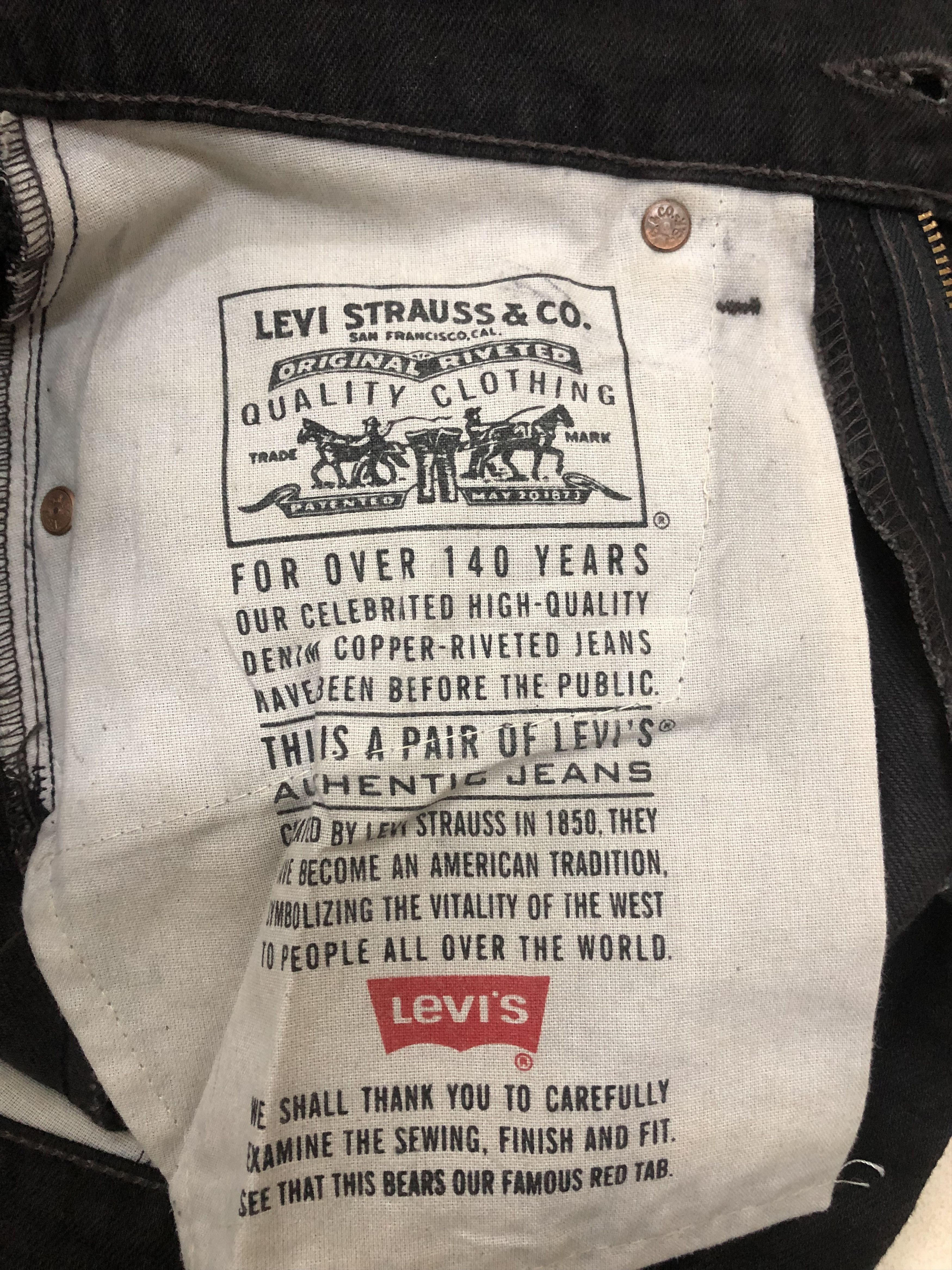 Levi's Vintage Levis 512 Slim Fit Tapered Leg 27x33.5 Size US 27 - 5 Thumbnail