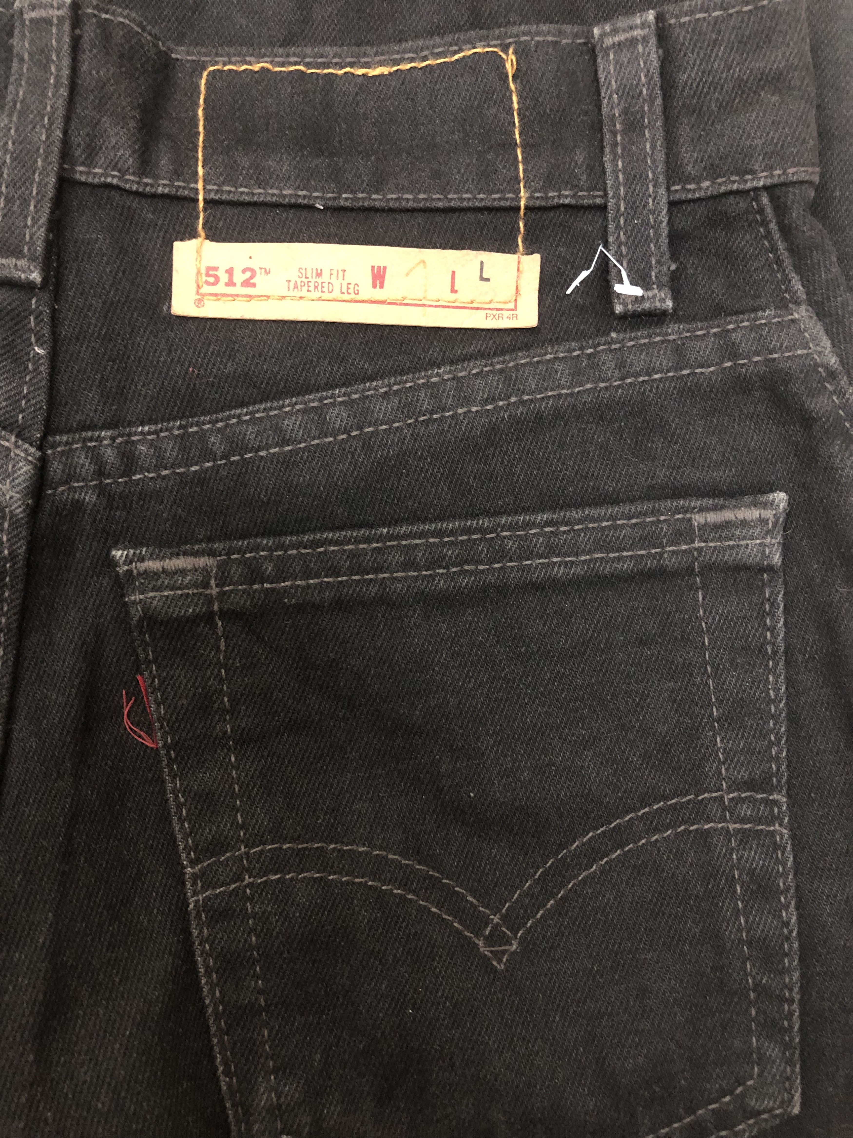 Levi's Vintage Levis 512 Slim Fit Tapered Leg 27x33.5 Size US 27 - 4 Thumbnail