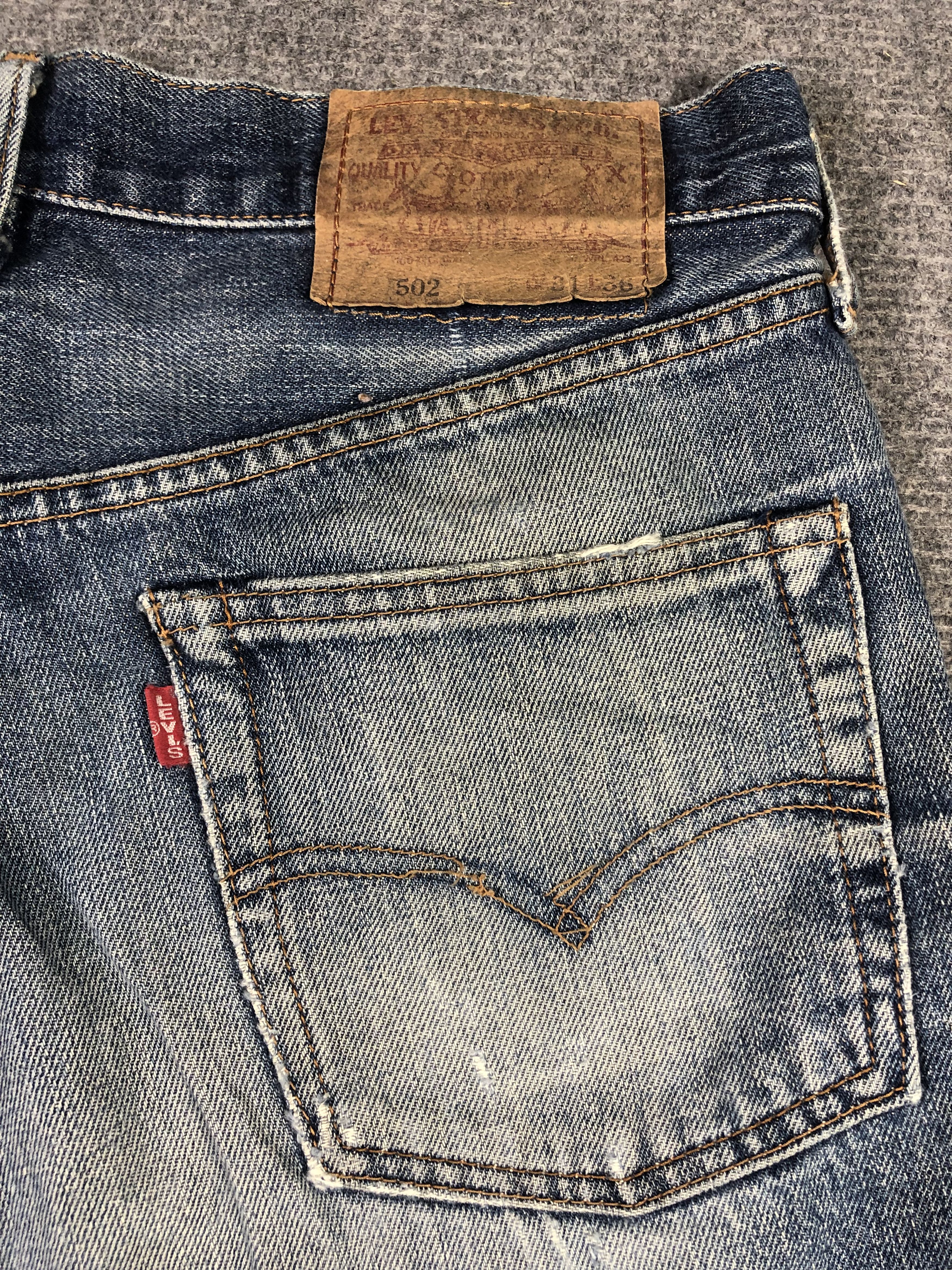 Levi's Vintage Levis Big E 502 33x36 Size US 33 - 13 Thumbnail