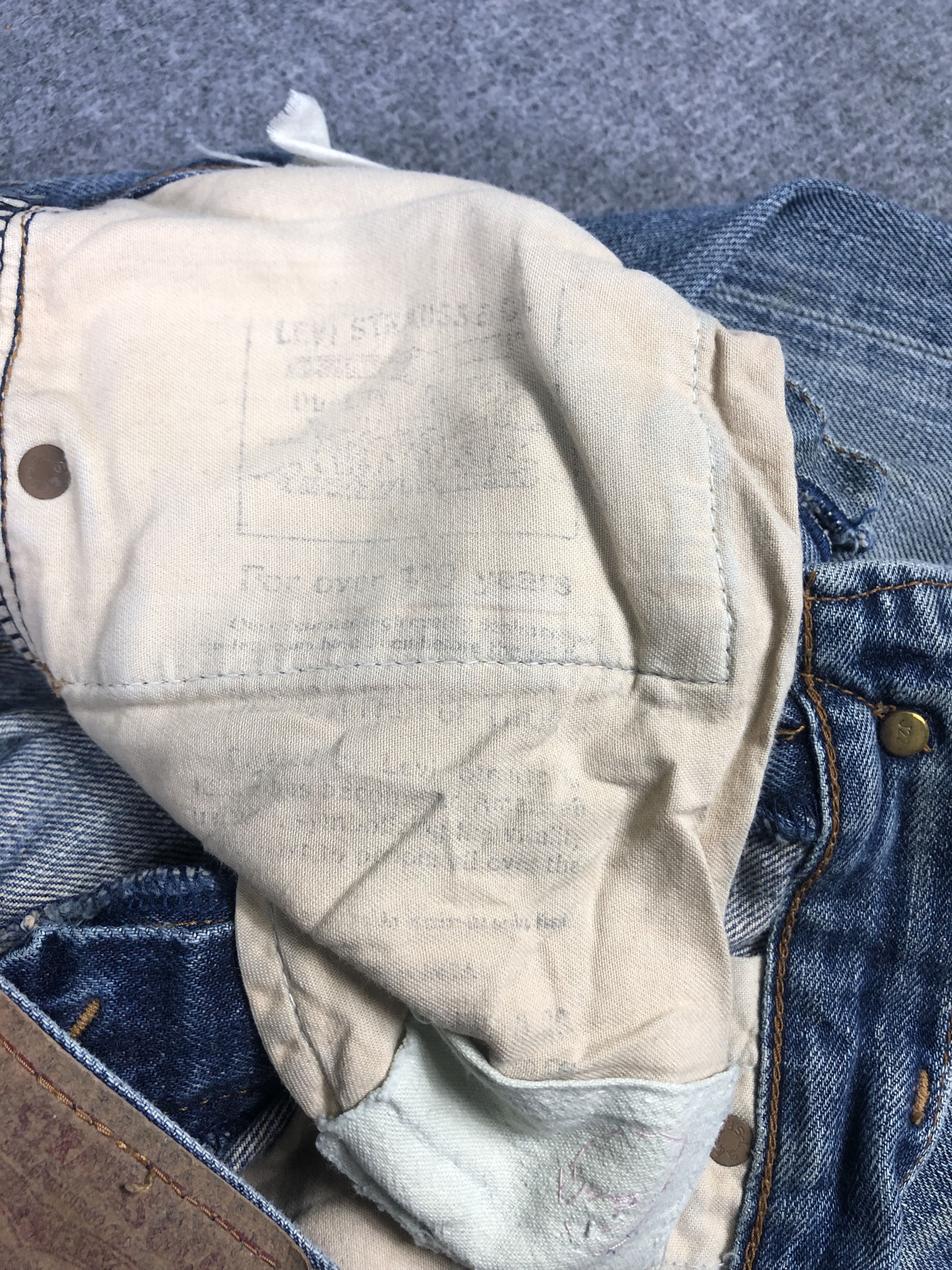 Levi's Vintage Levis Big E 502 33x36 Size US 33 - 6 Thumbnail