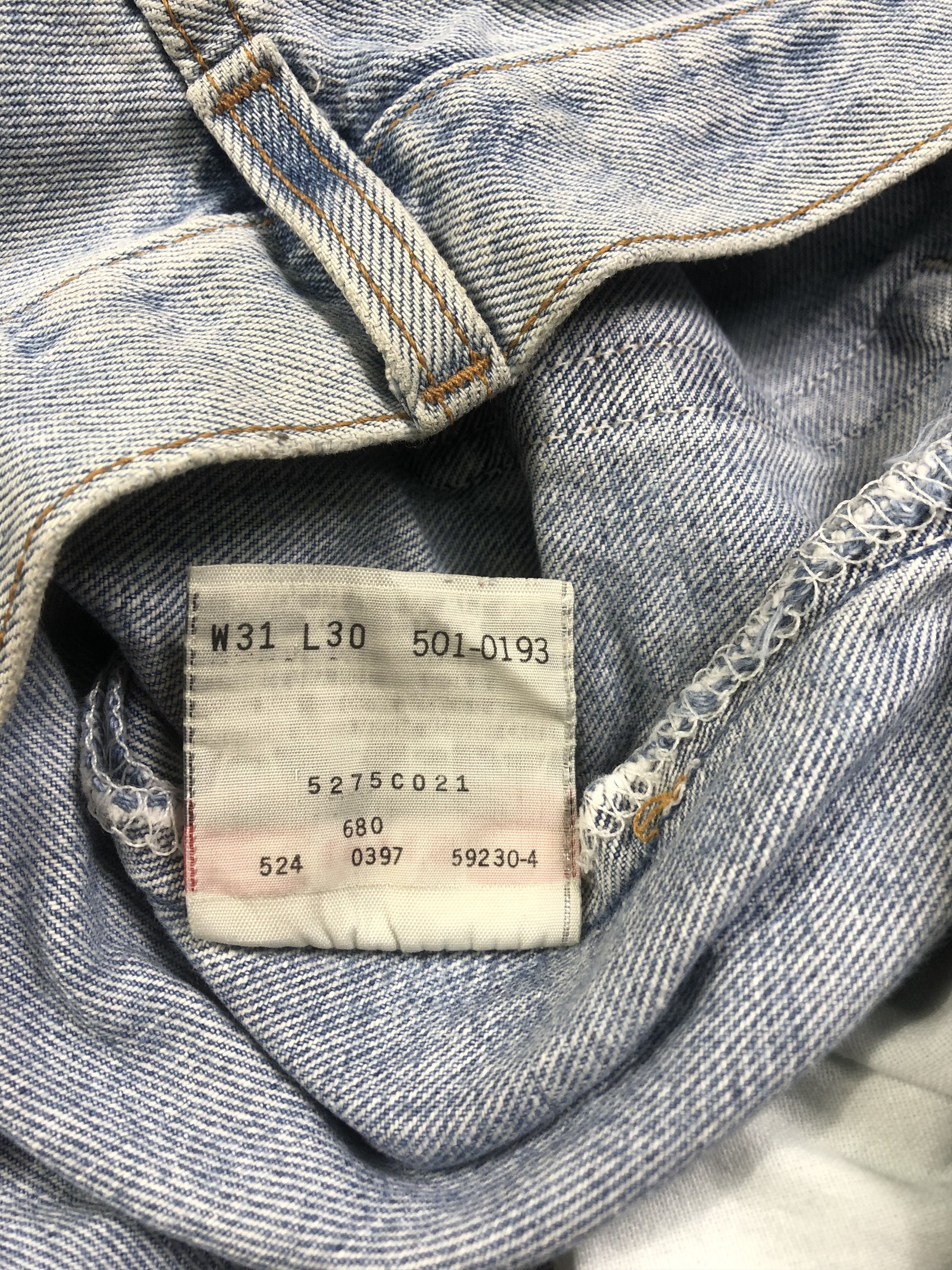 Levi's Wash Blue Vintage Levis 501 32x29 Size US 32 / EU 48 - 4 Thumbnail