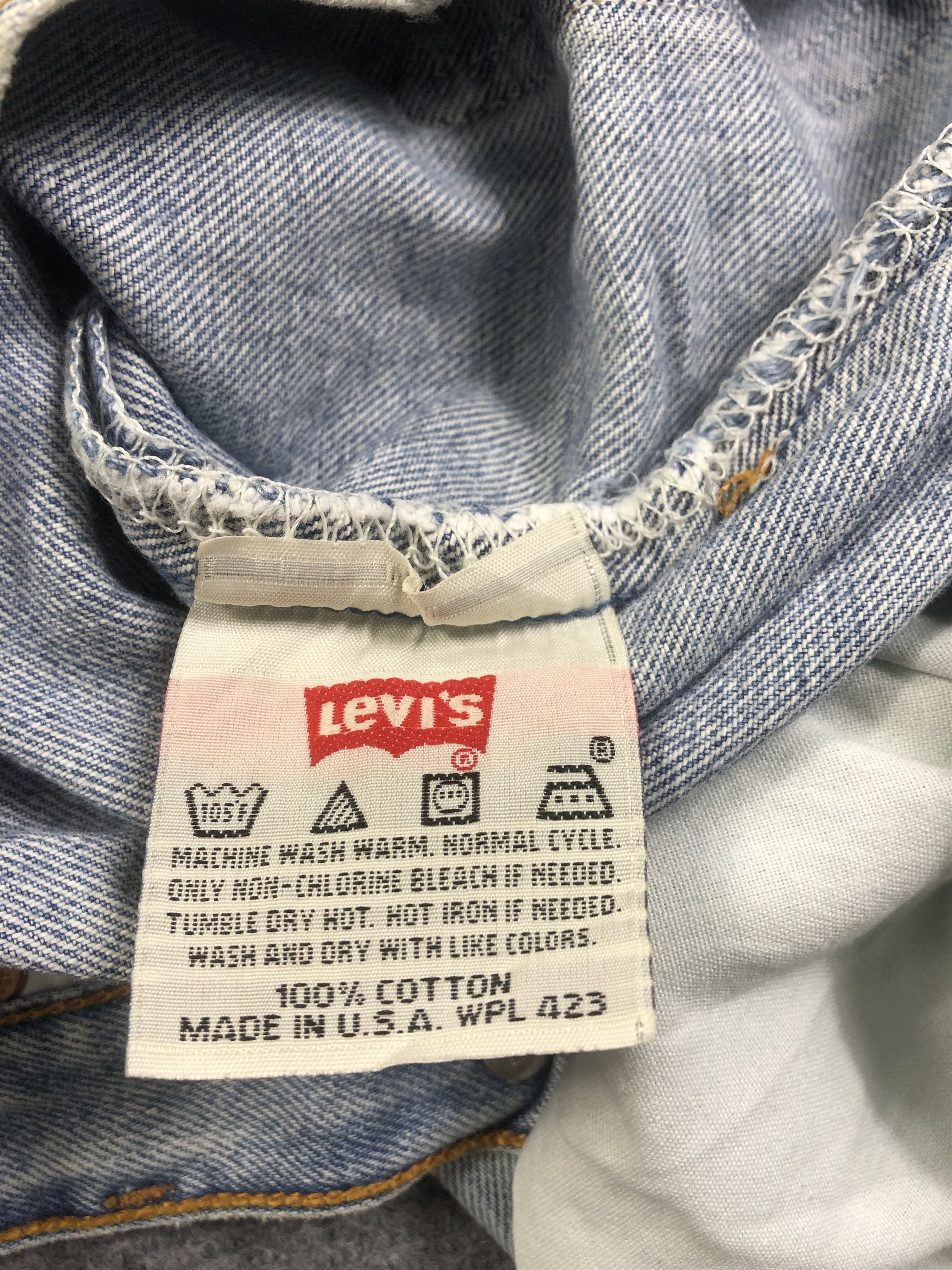 Levi's Wash Blue Vintage Levis 501 32x29 Size US 32 / EU 48 - 3 Thumbnail