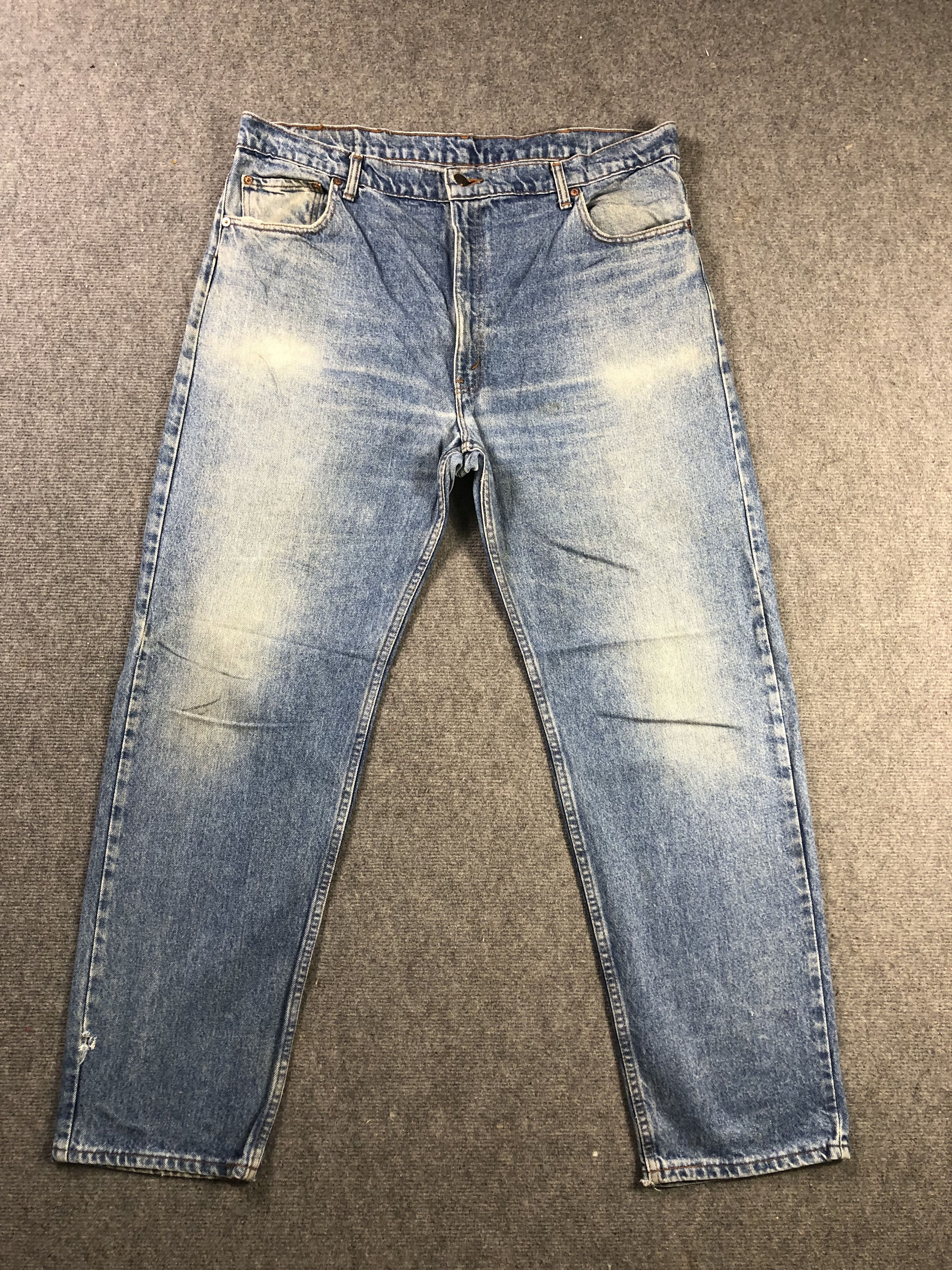 Levi's Wash Blue Vintage Levis 505 Jeans 41X32.5 Size US 41 - 1 Thumbnail