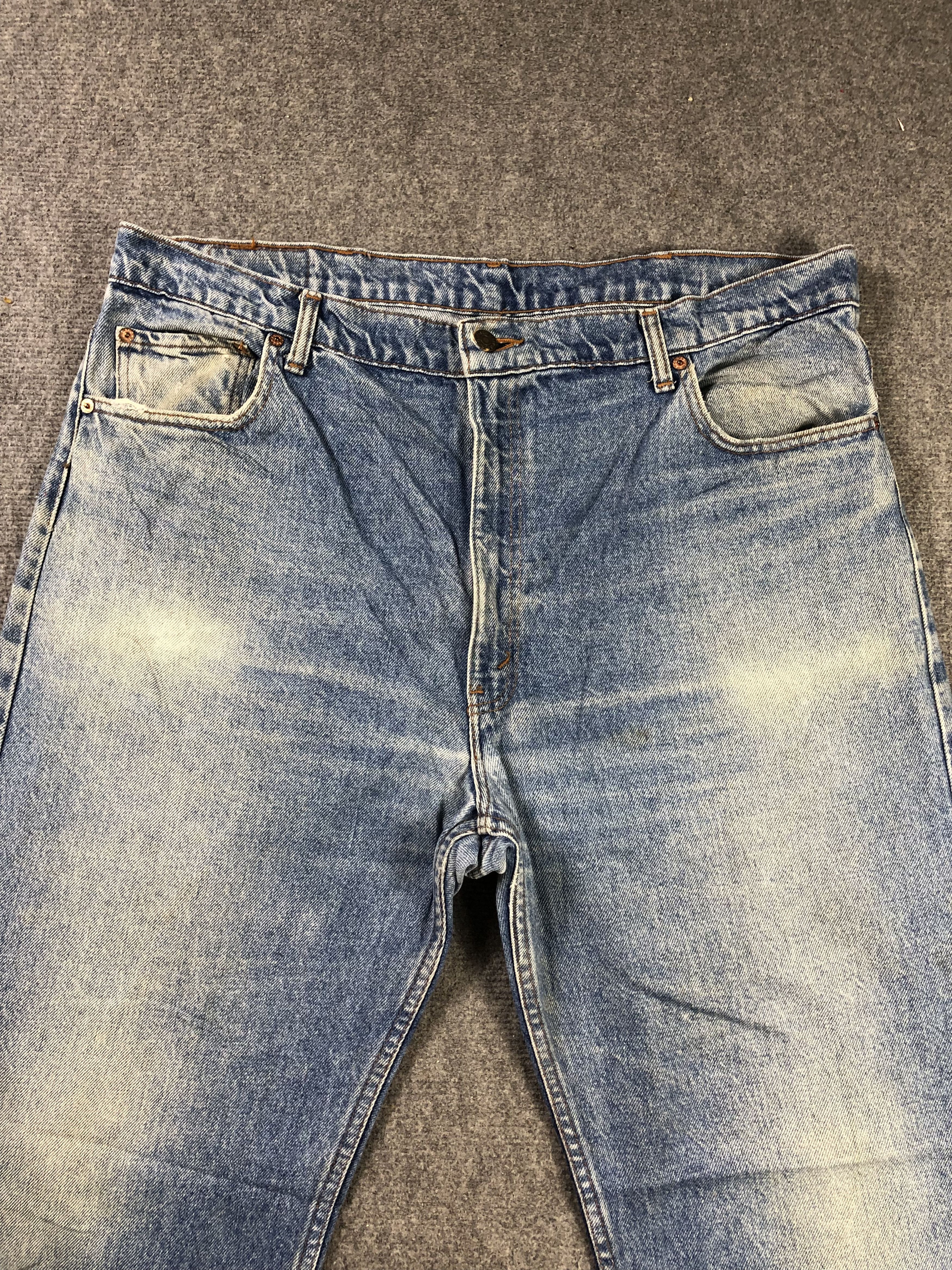 Levi's Wash Blue Vintage Levis 505 Jeans 41X32.5 Size US 41 - 2 Thumbnail