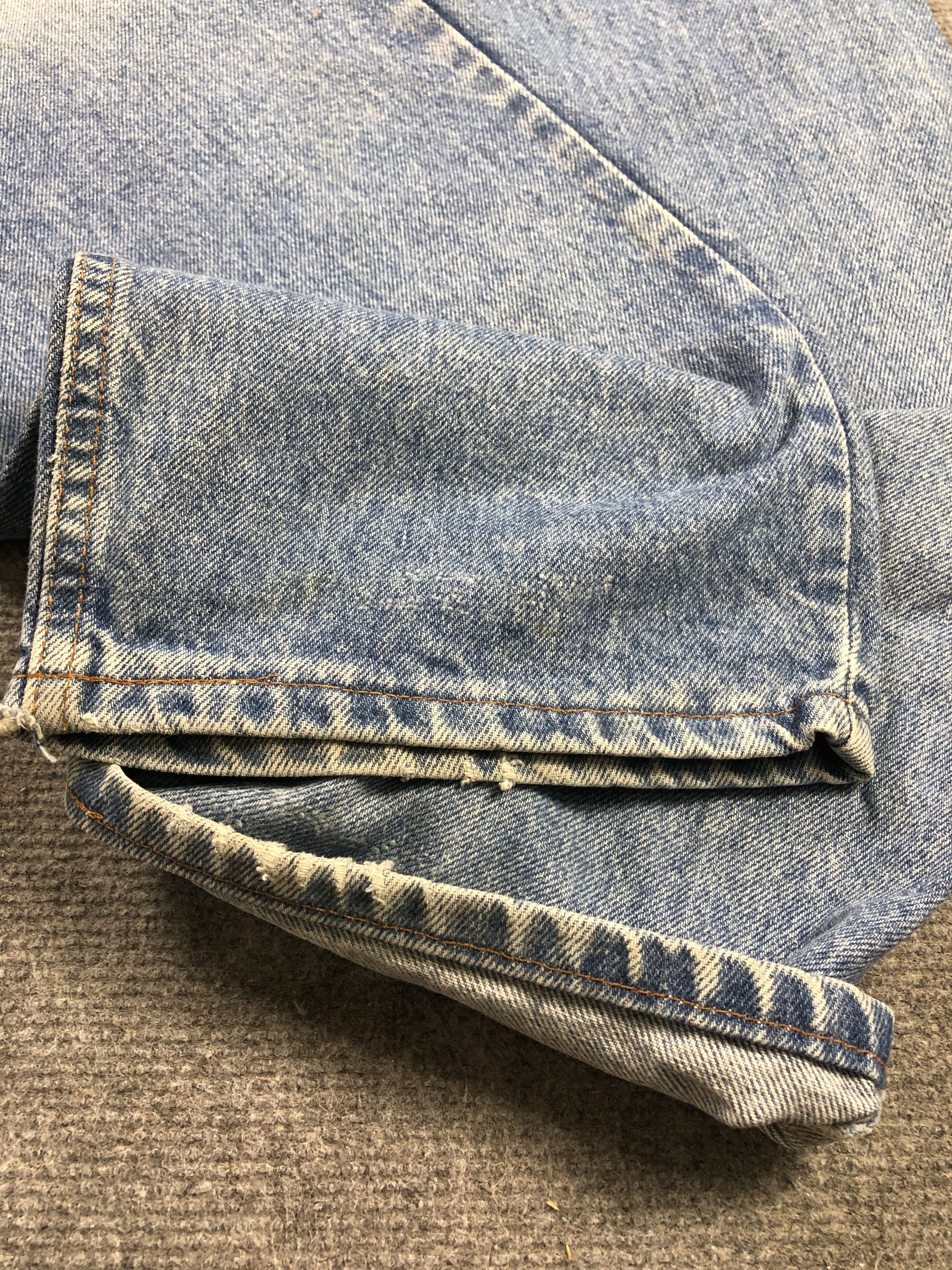 Levi's Wash Blue Vintage Levis 505 Jeans 41X32.5 Size US 41 - 14 Thumbnail