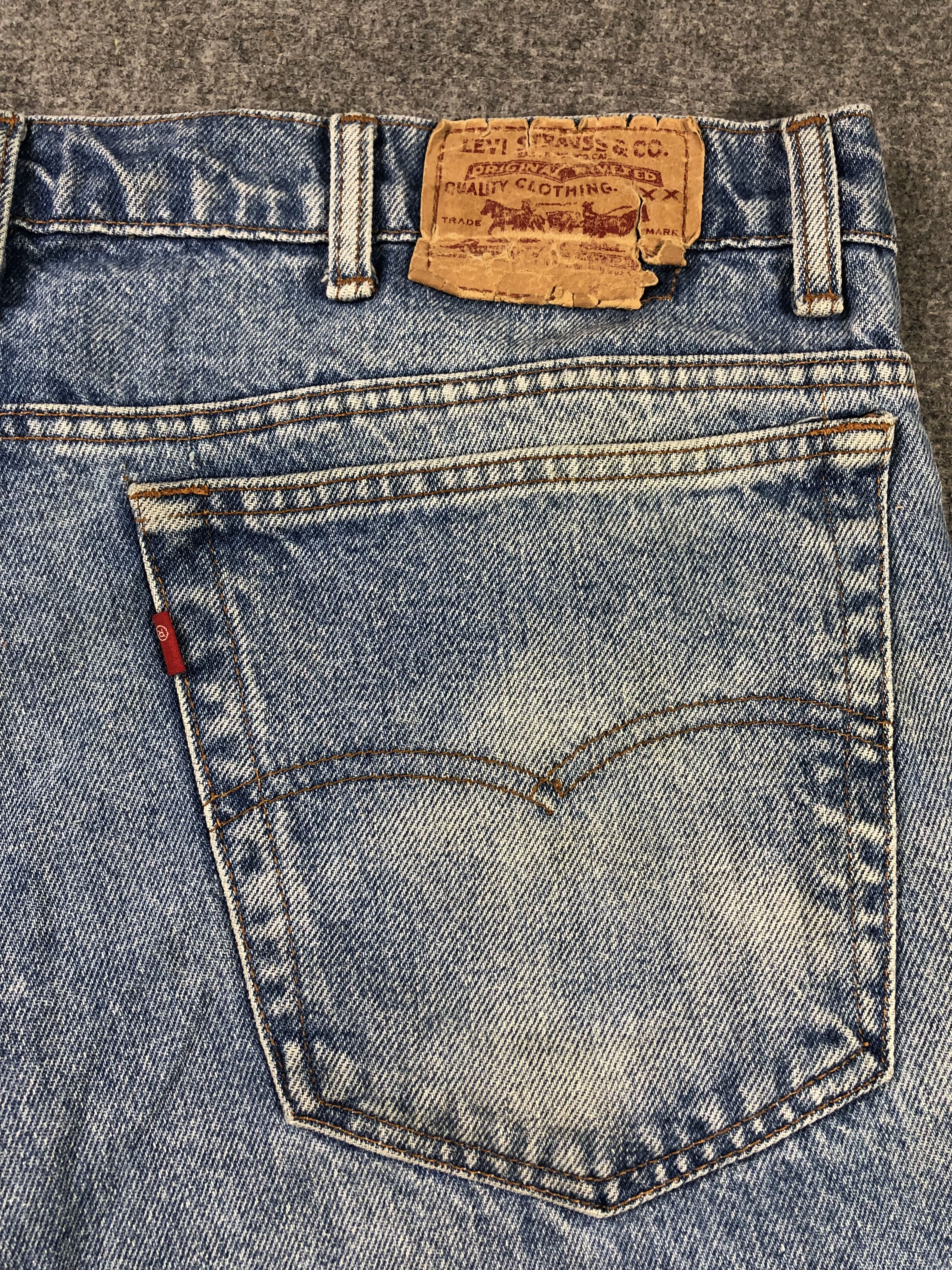 Levi's Wash Blue Vintage Levis 505 Jeans 41X32.5 Size US 41 - 13 Thumbnail