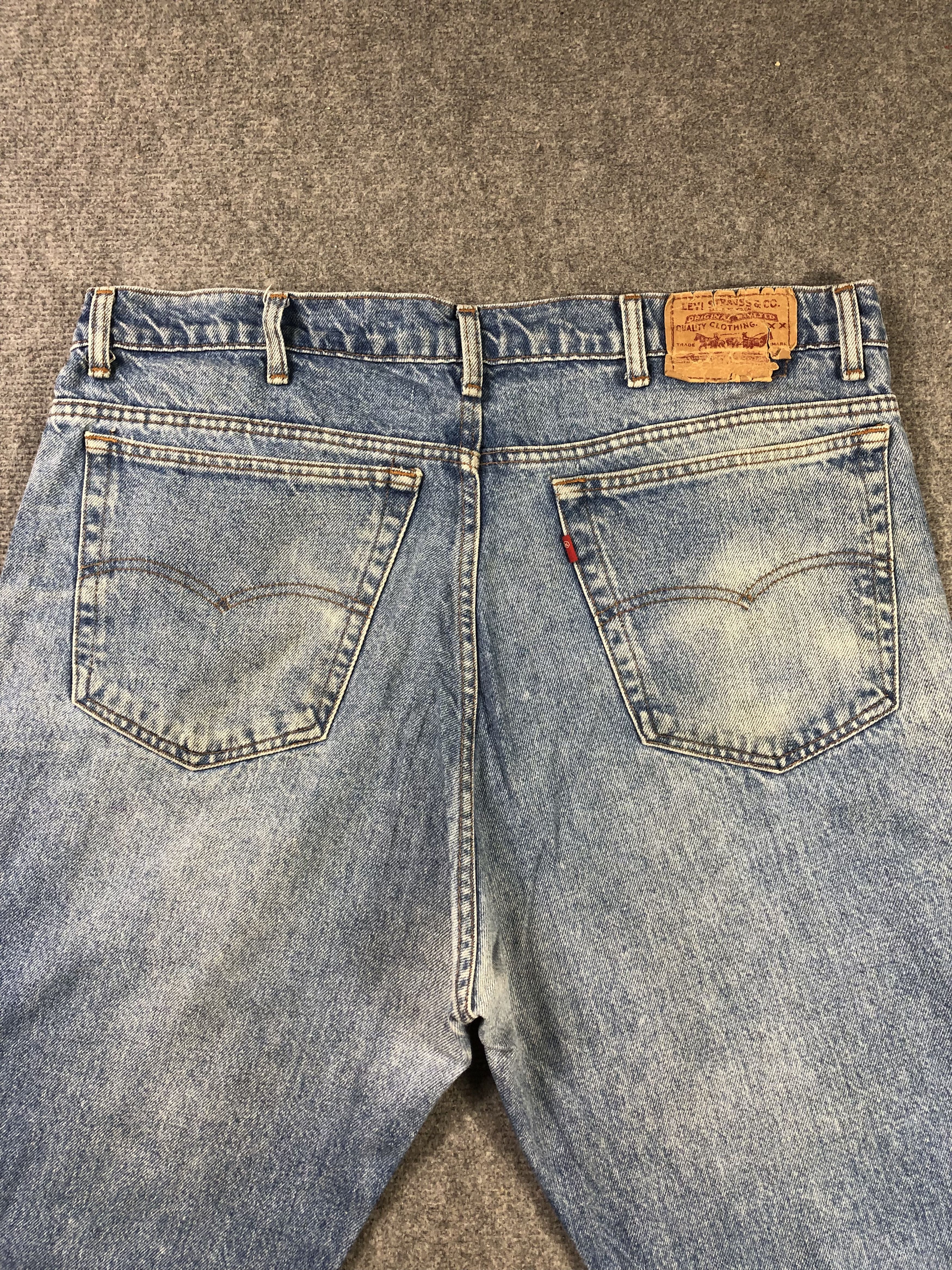 Levi's Wash Blue Vintage Levis 505 Jeans 41X32.5 Size US 41 - 12 Thumbnail