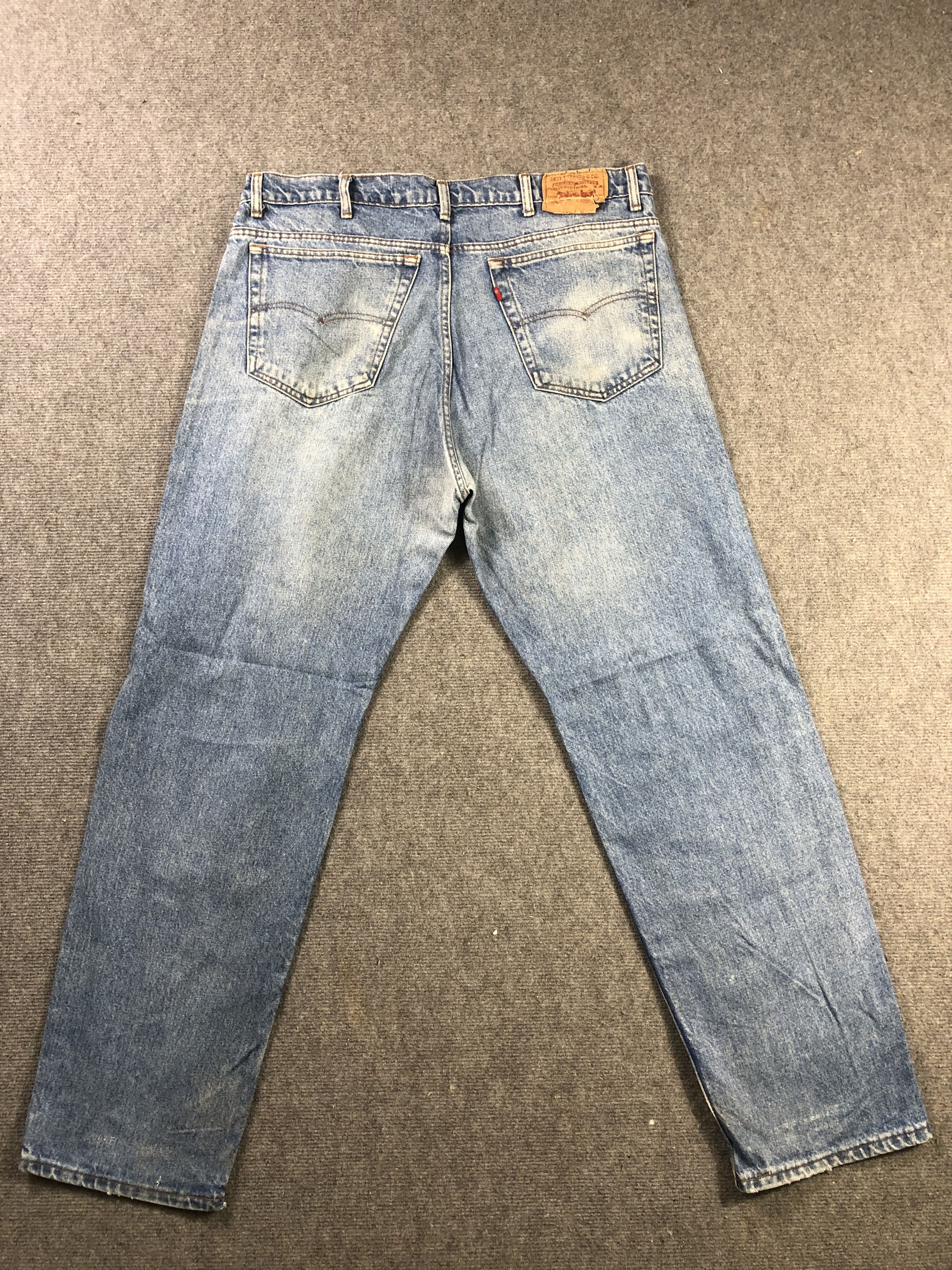 Levi's Wash Blue Vintage Levis 505 Jeans 41X32.5 Size US 41 - 15 Thumbnail
