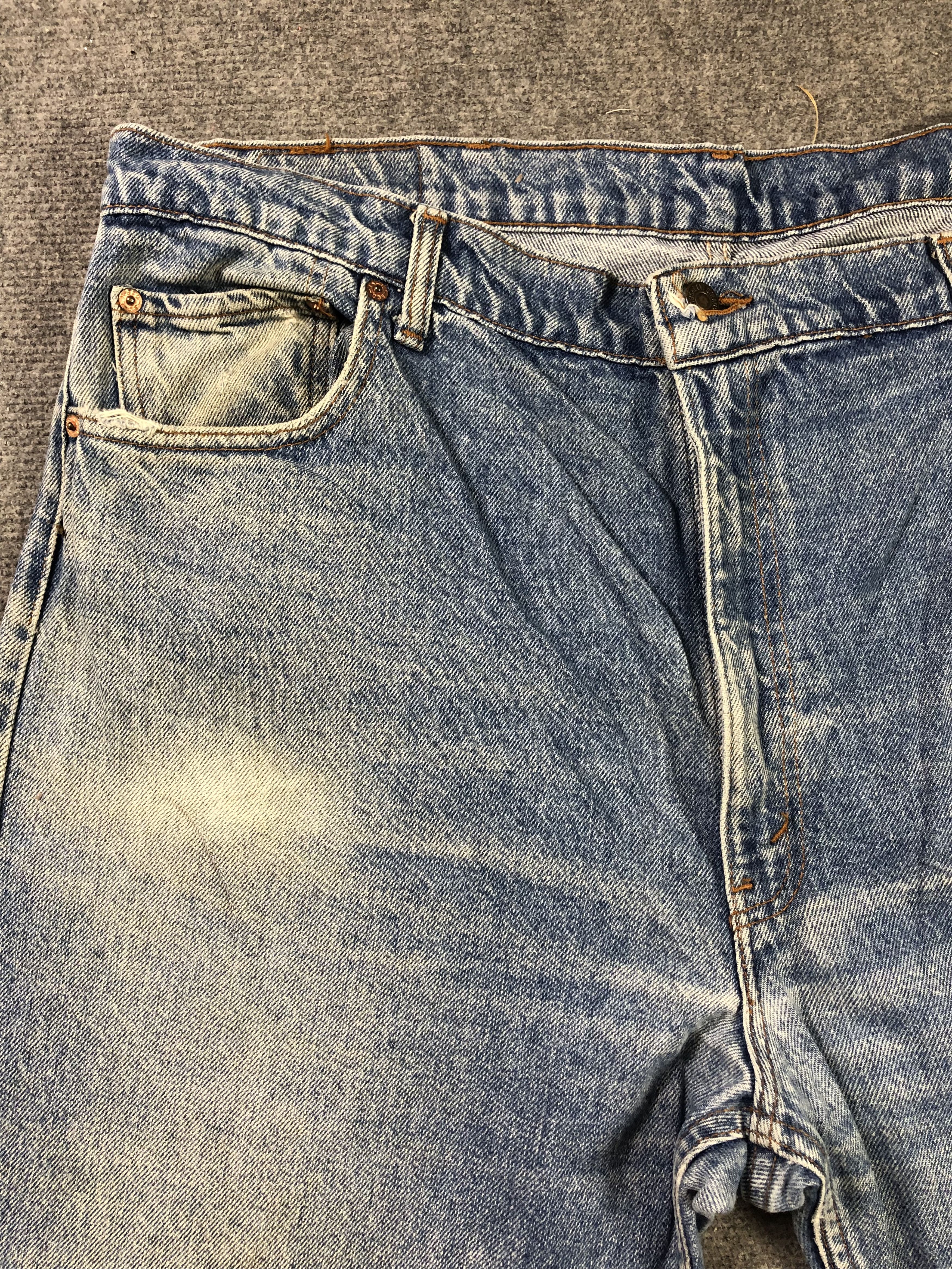 Levi's Wash Blue Vintage Levis 505 Jeans 41X32.5 Size US 41 - 8 Thumbnail