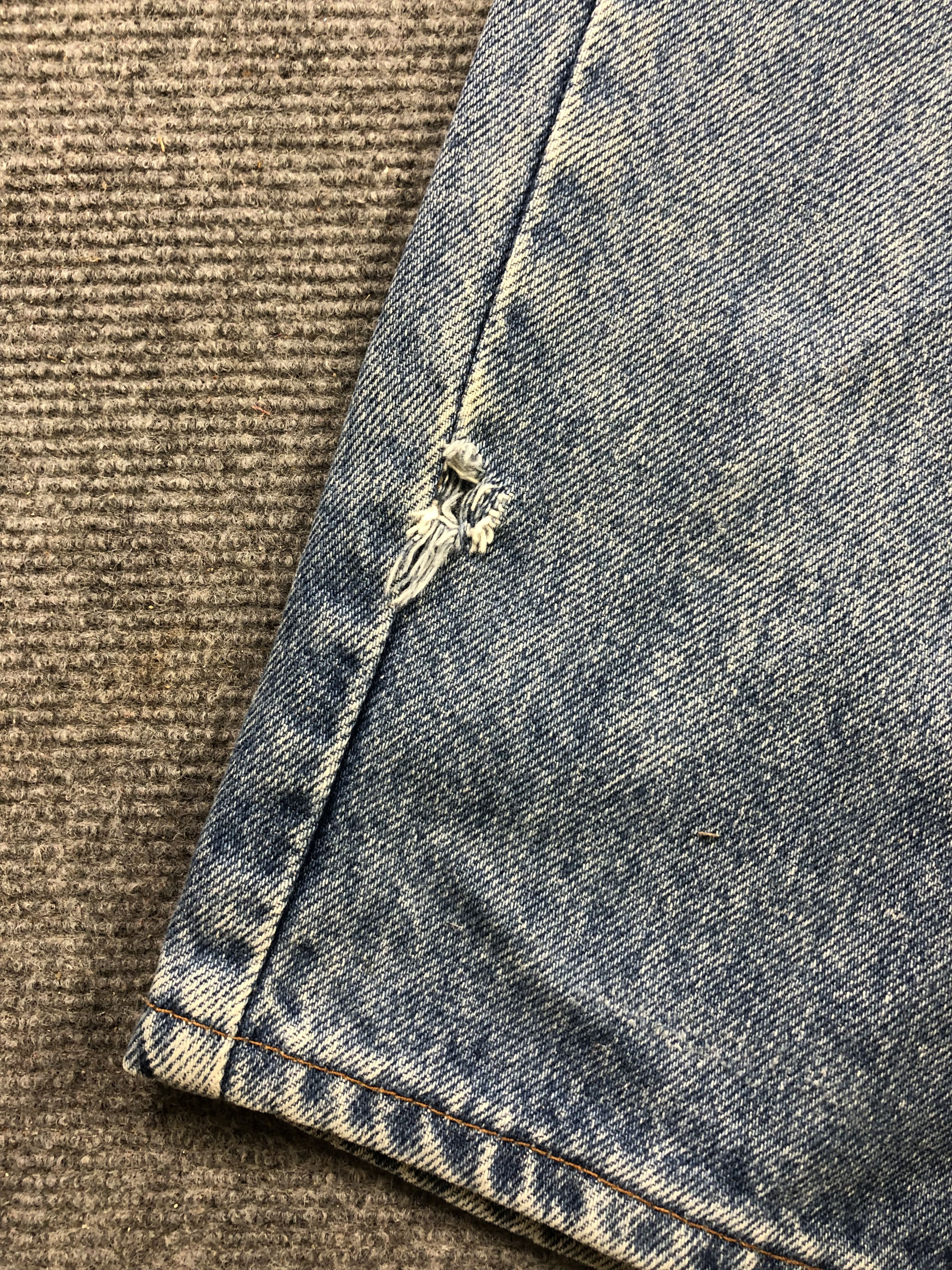 Levi's Wash Blue Vintage Levis 505 Jeans 41X32.5 Size US 41 - 11 Thumbnail