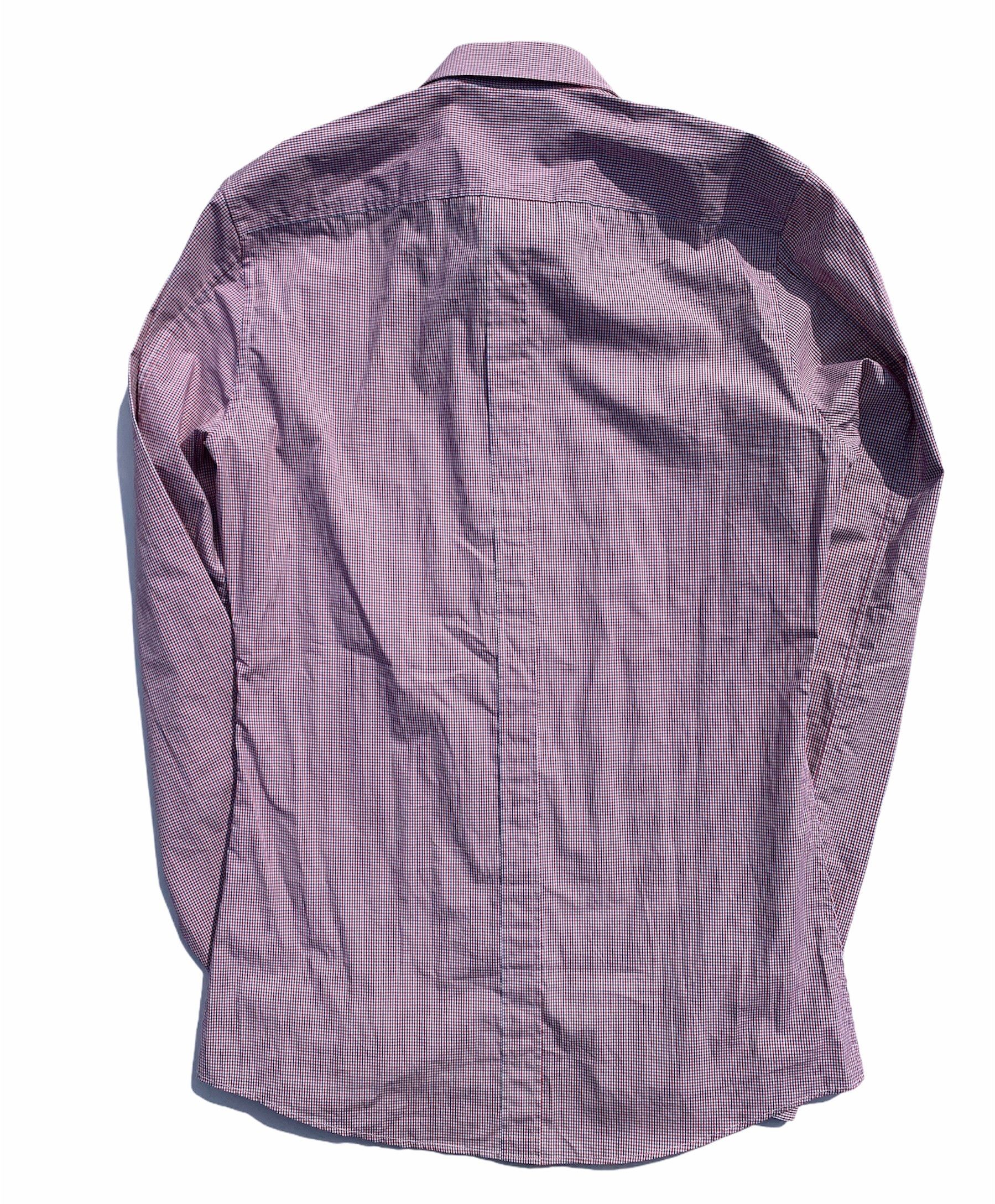 Gucci Gucci Mini Plaid Slim Button Up Shirt Sz 38/15 Size US S / EU 44-46 / 1 - 2 Thumbnail